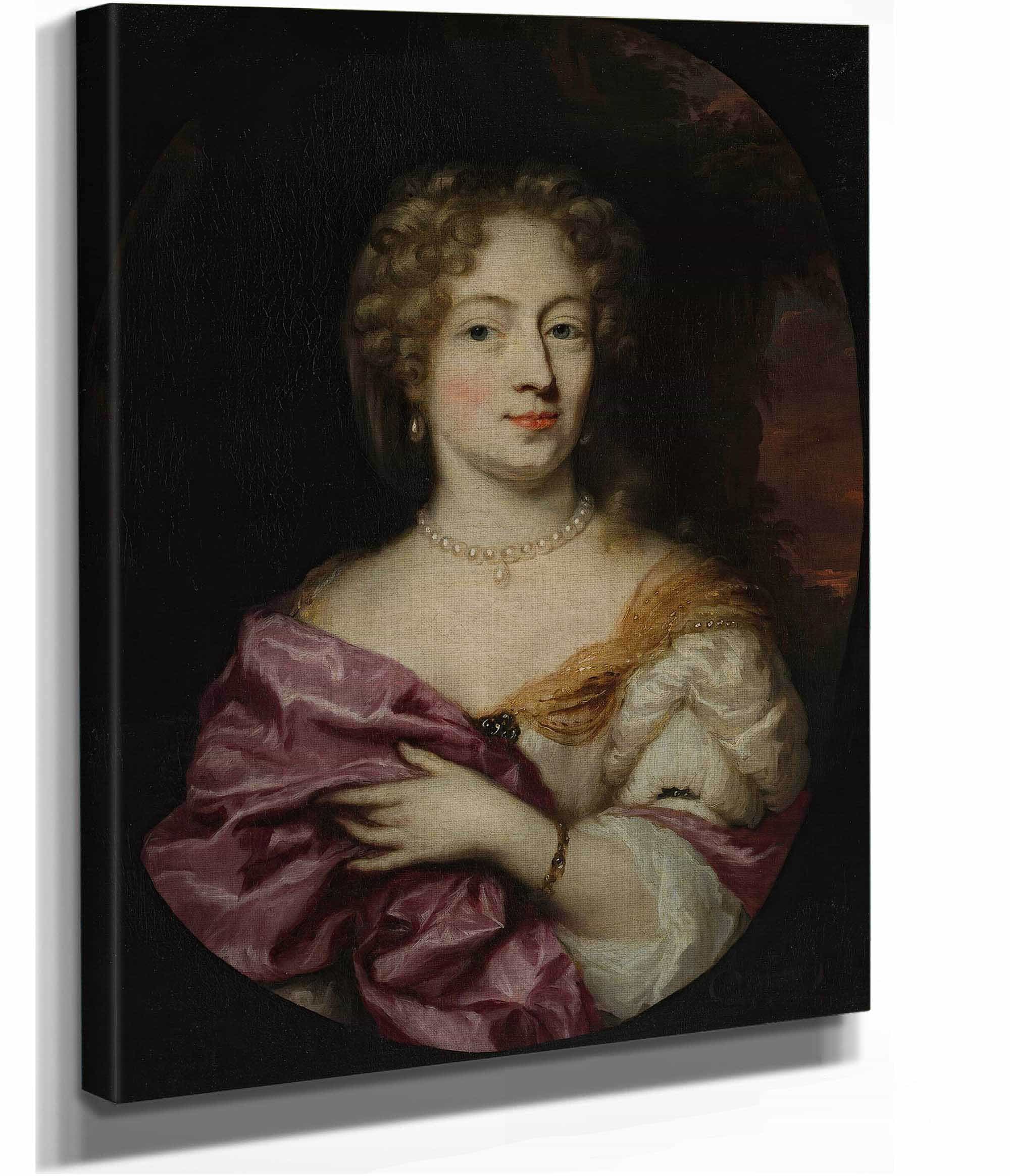 Ingena Rotterdam Died Betrothed Of Admiral Jacob Binkes by Nicolaes Maes - Image 2