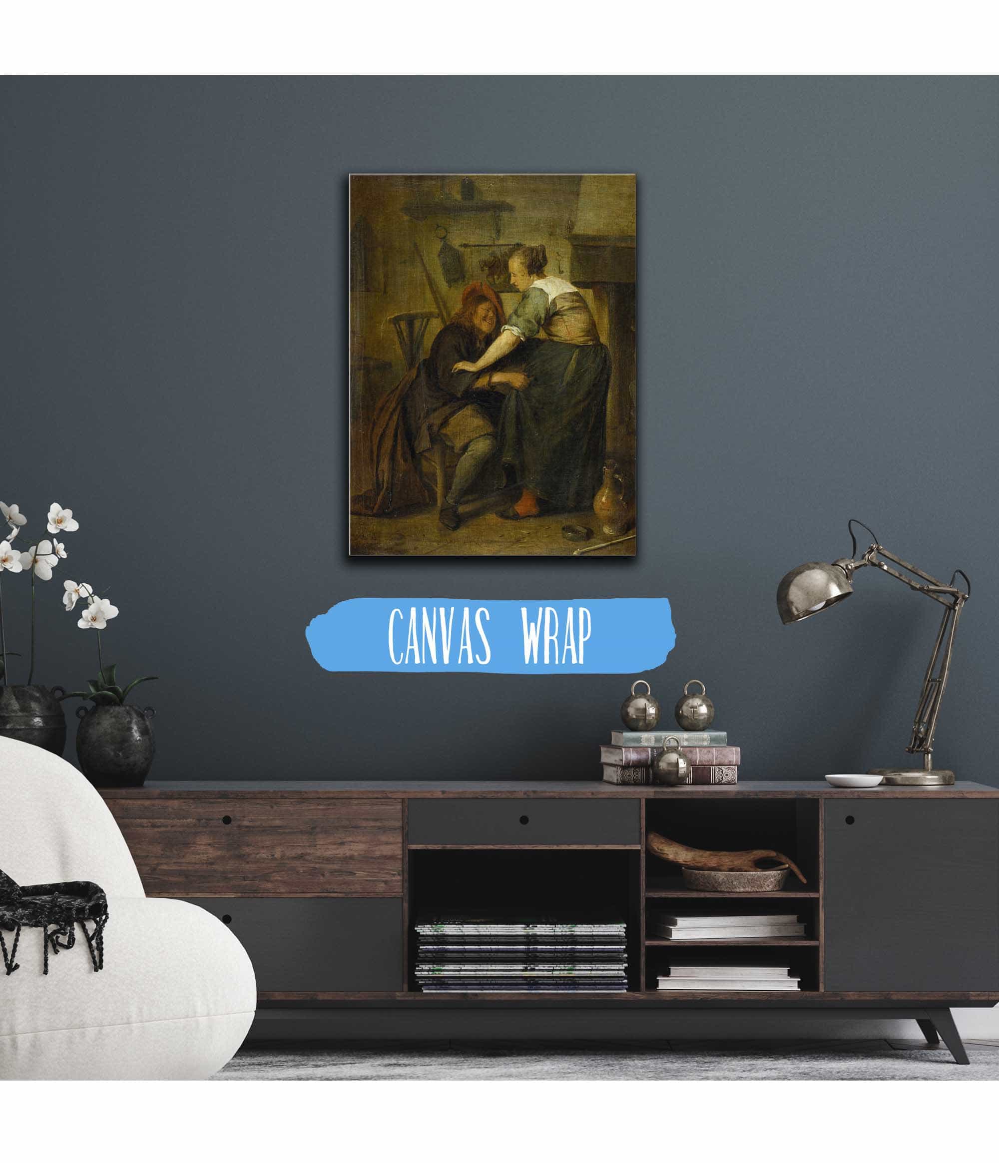 Inn With Guest And Serving Maid by Jan Steen - Image 3