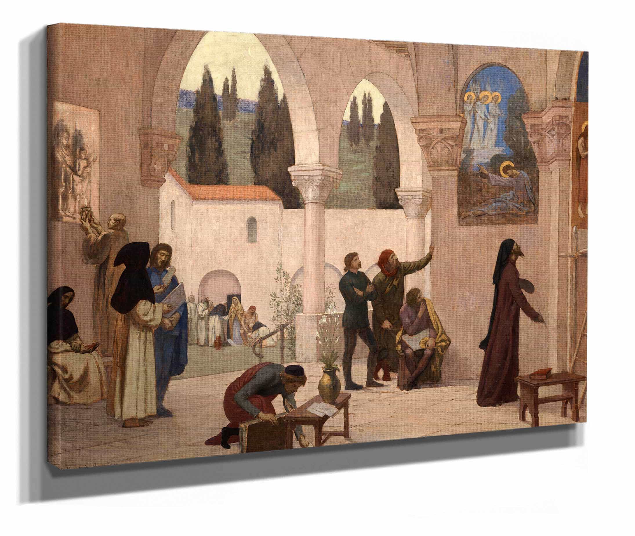 Inspiration Chretienne by Pierre Puvis De Chavannes - Image 2