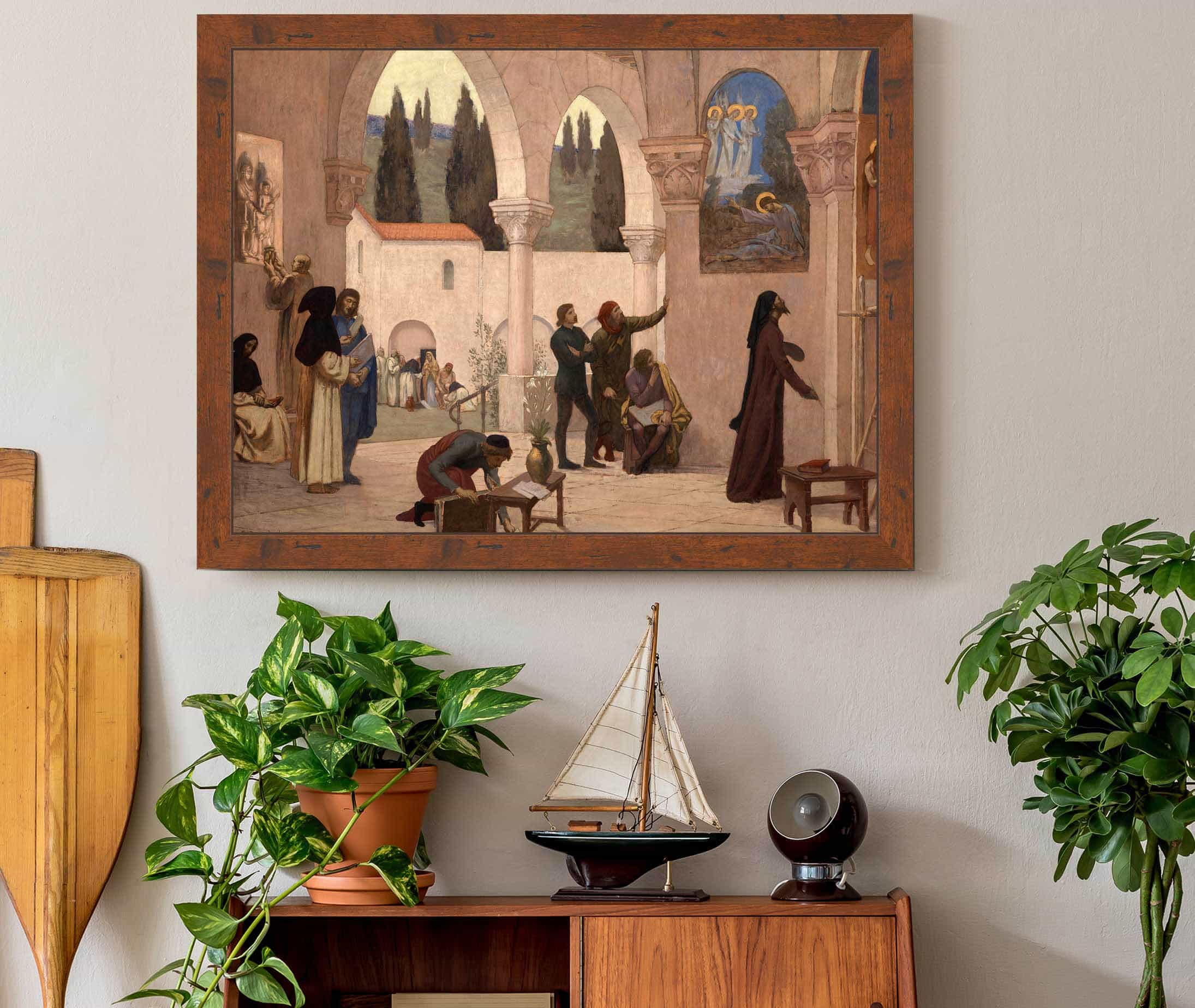 Inspiration Chretienne by Pierre Puvis De Chavannes - Image 3