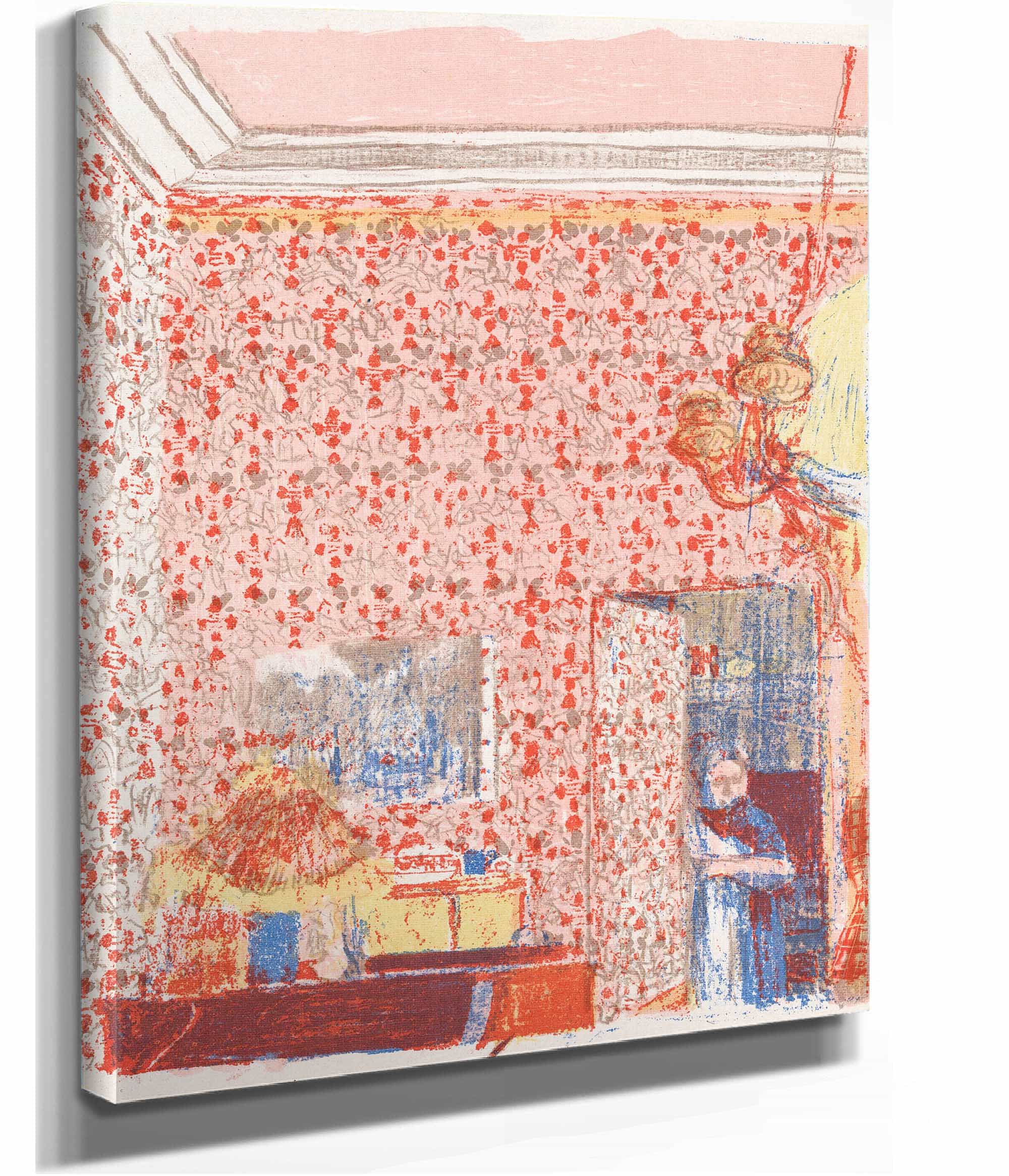 Interieur Aux Tentures Roses I by Edouard Vuillard - Image 2