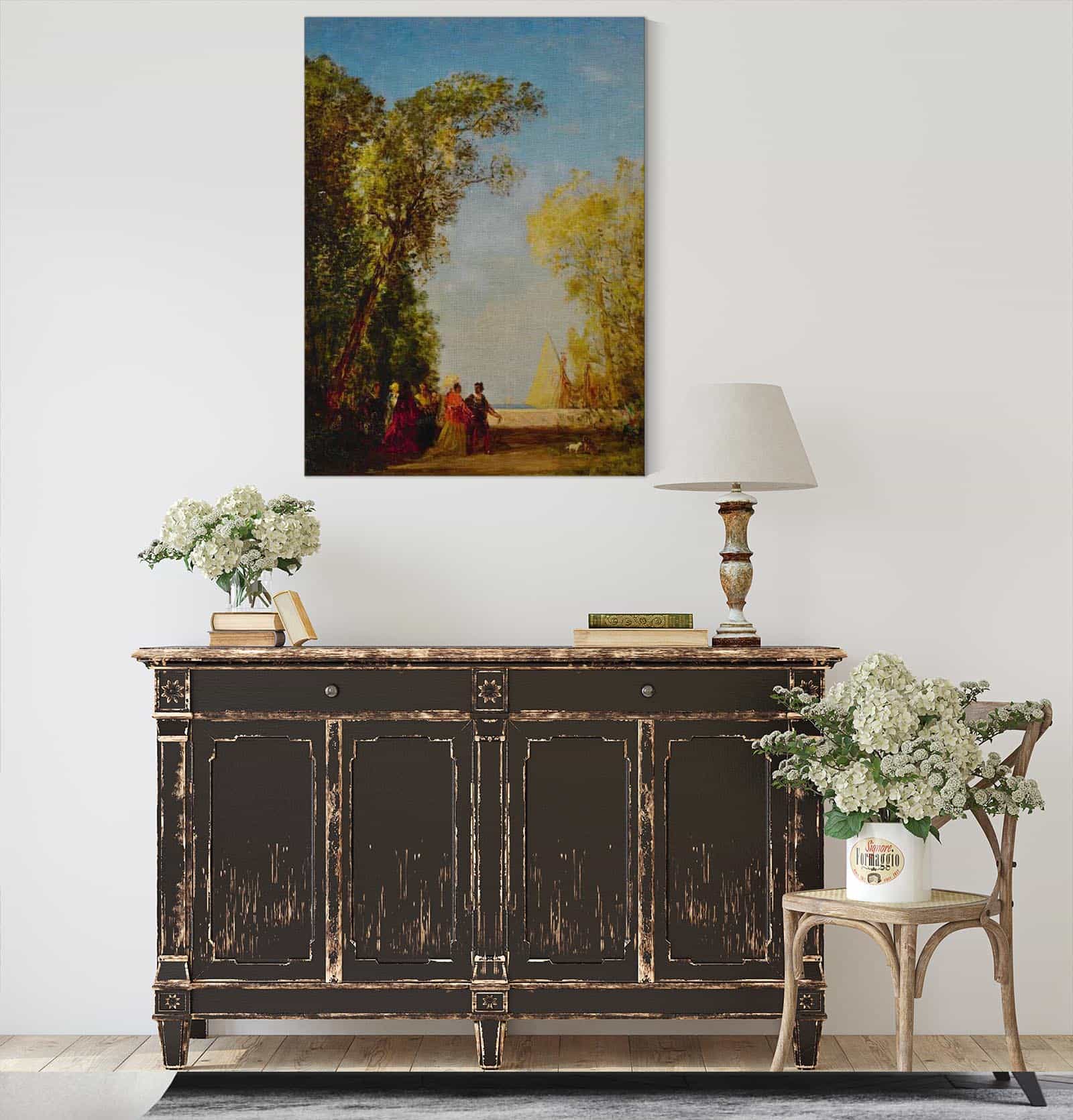 Interieur Dun Jardin A Venise by Felix Ziem - Image 4
