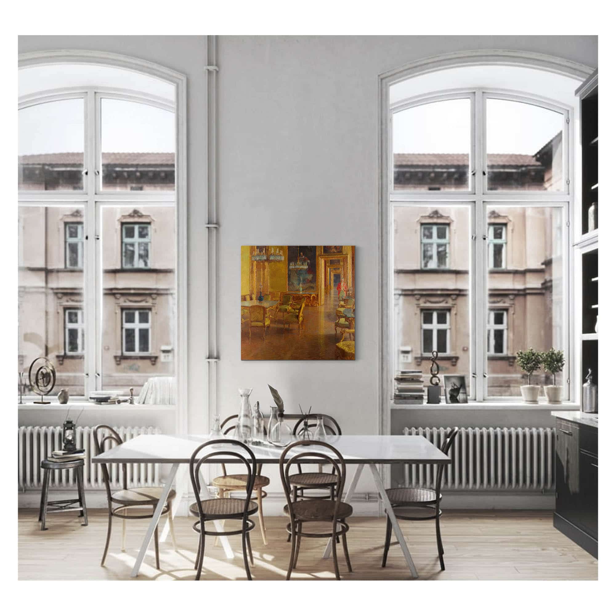 Interieur Im Winterpalais Des Prinzen Eugen Von Savoyen In Der Himmelpfortgasse by Carl Moll - Image 5