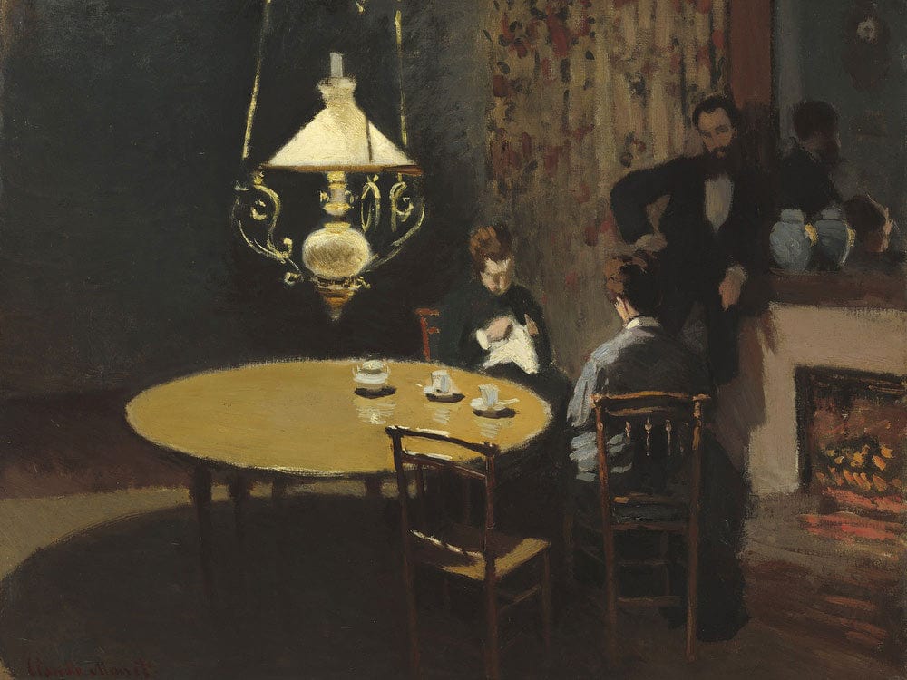 Interior, After Dinner By Claude Monet - Image 5