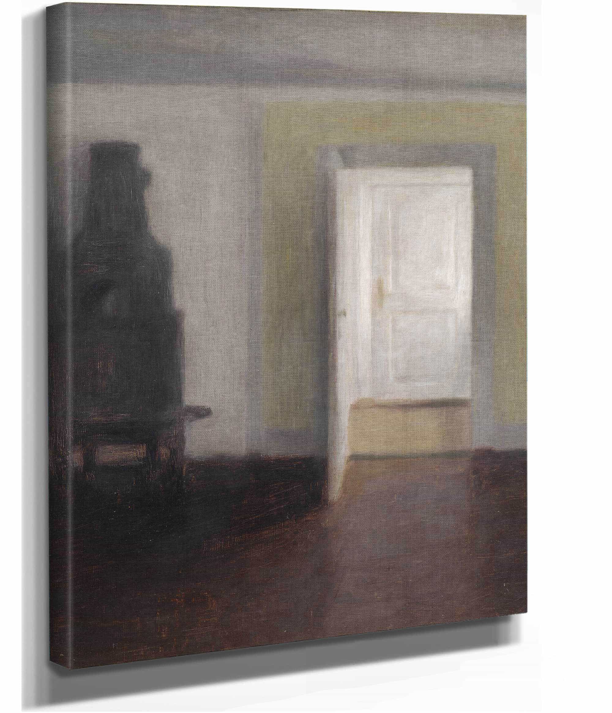 Interior An Old Stove by Vilhelm Hammershoi - Image 2