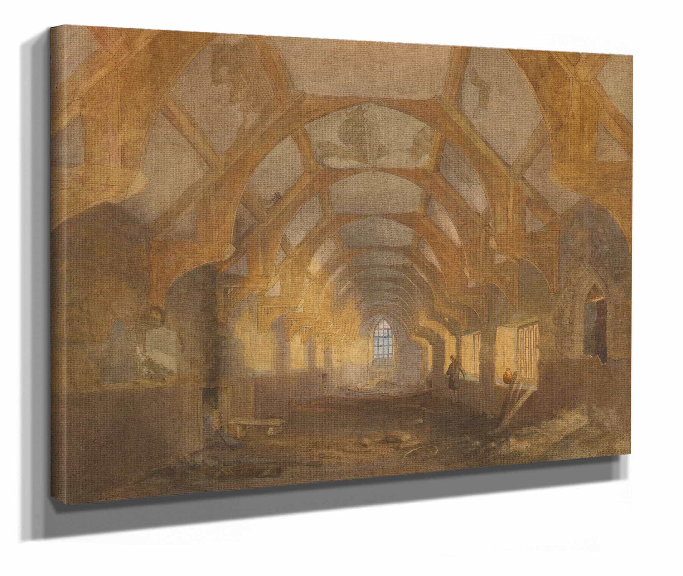 Interior Of A Dormitory Of The Ipswich Blackfriars by John Sell Cotman