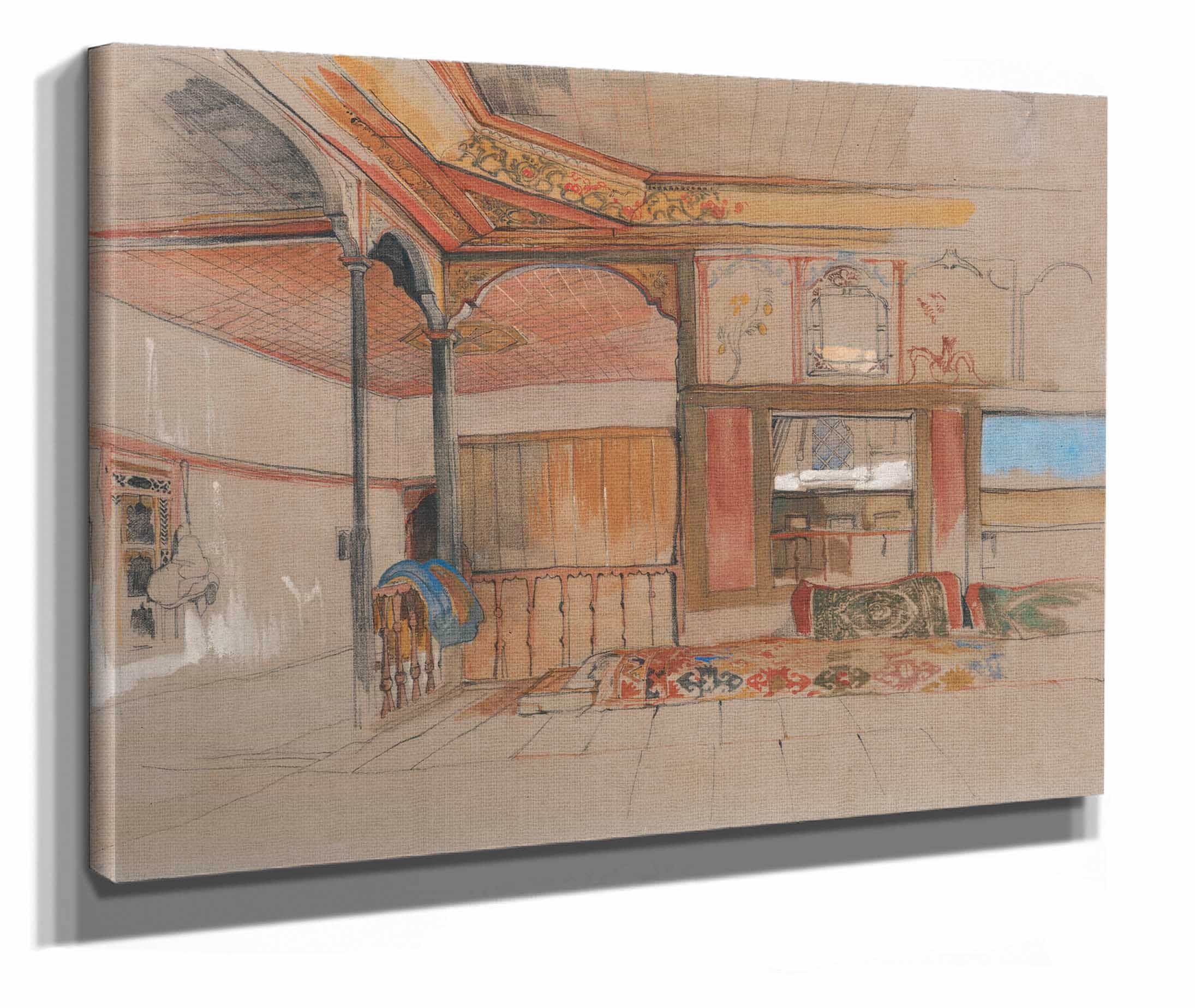 Interior Of An Eastern House Between And by John Frederick Lewis - Image 2