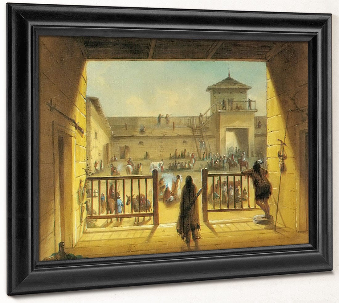 Interior By Of By Fort By Laramie By Alfred By Jacob By Miller - Image 6
