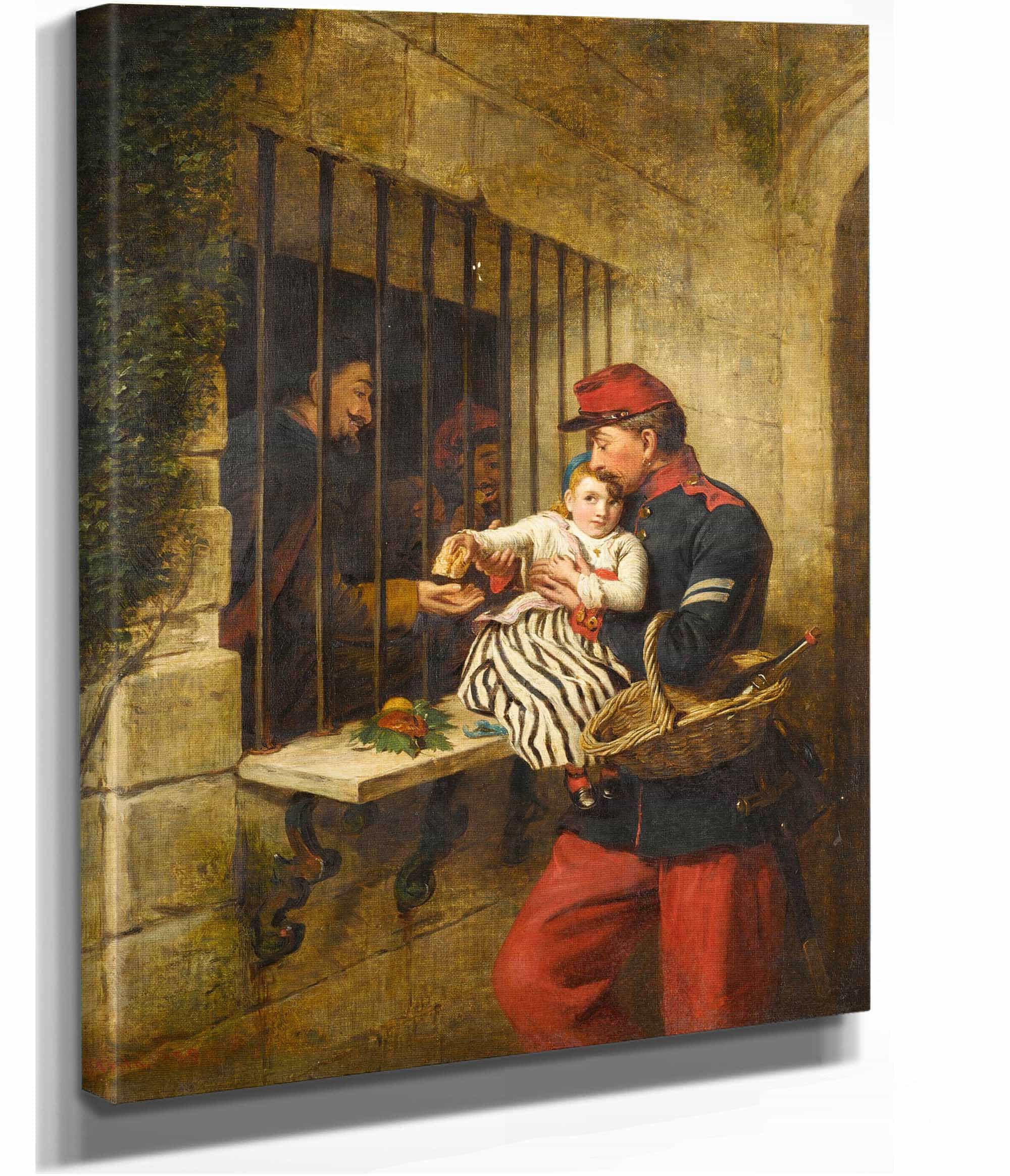 Interior Of Marseilles Prison A Scene From Little Dorrit by William Powell Frith - Image 2