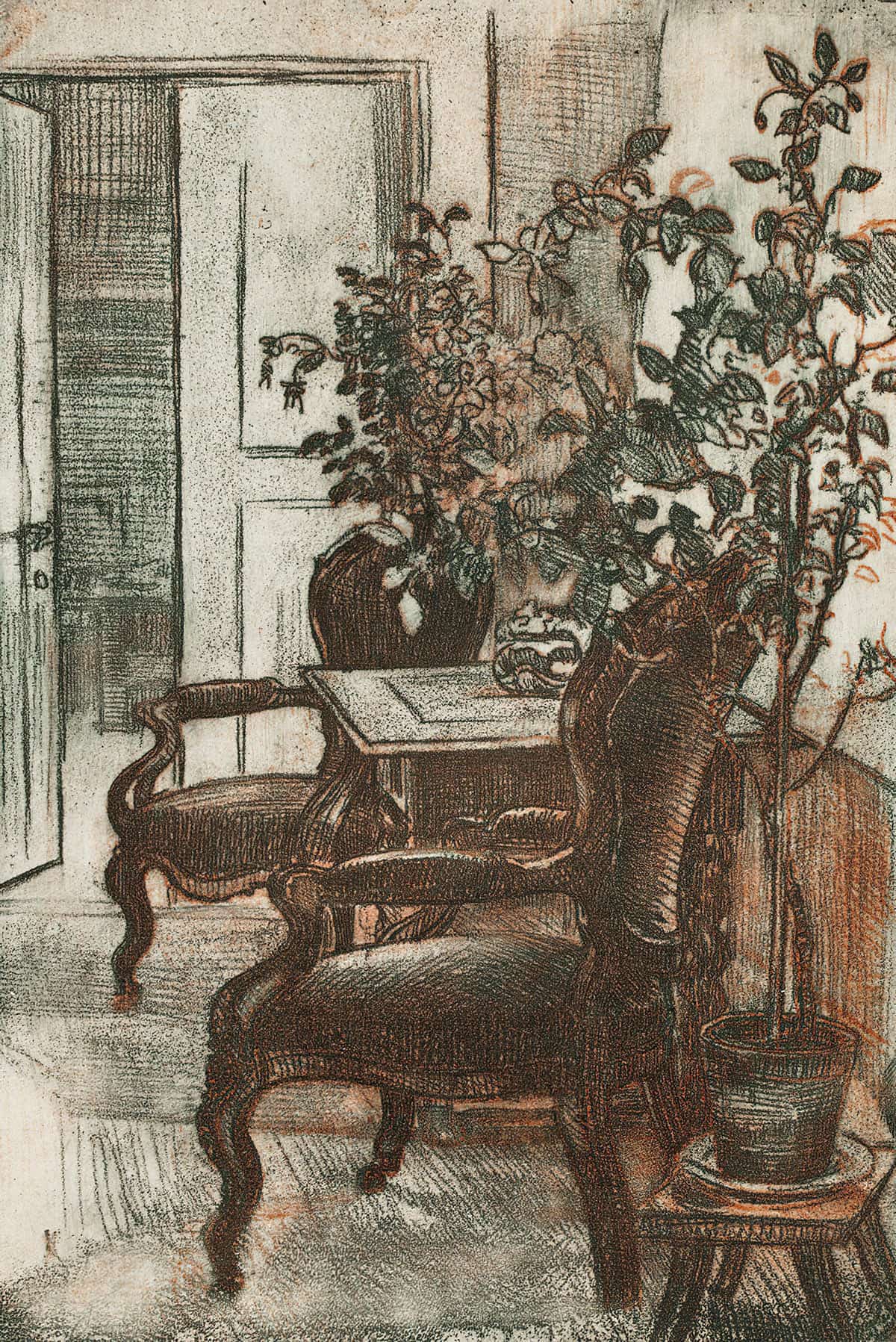 Interior Of Suviranta by Eero Jarnefelt - Image 6