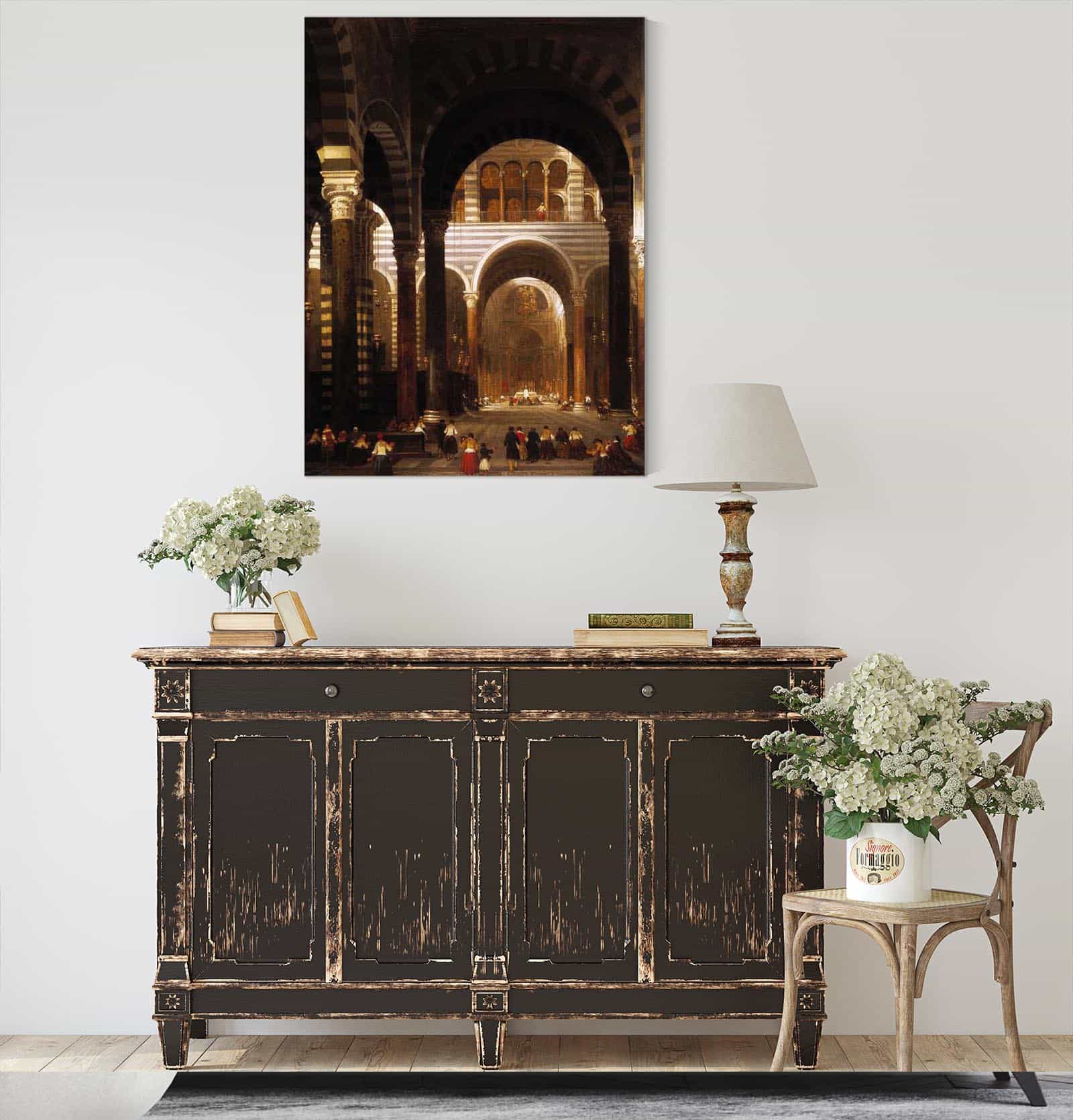 Interior Of The Cathedral Pisa by David Roberts - Image 4