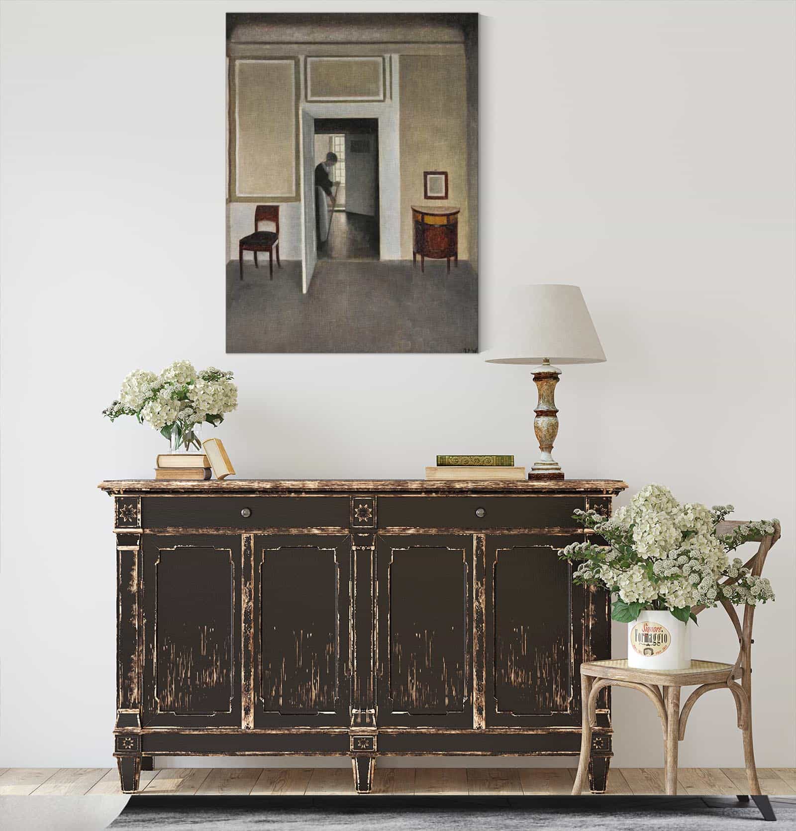 Interior Strandgade by Vilhelm Hammershoi - Image 4