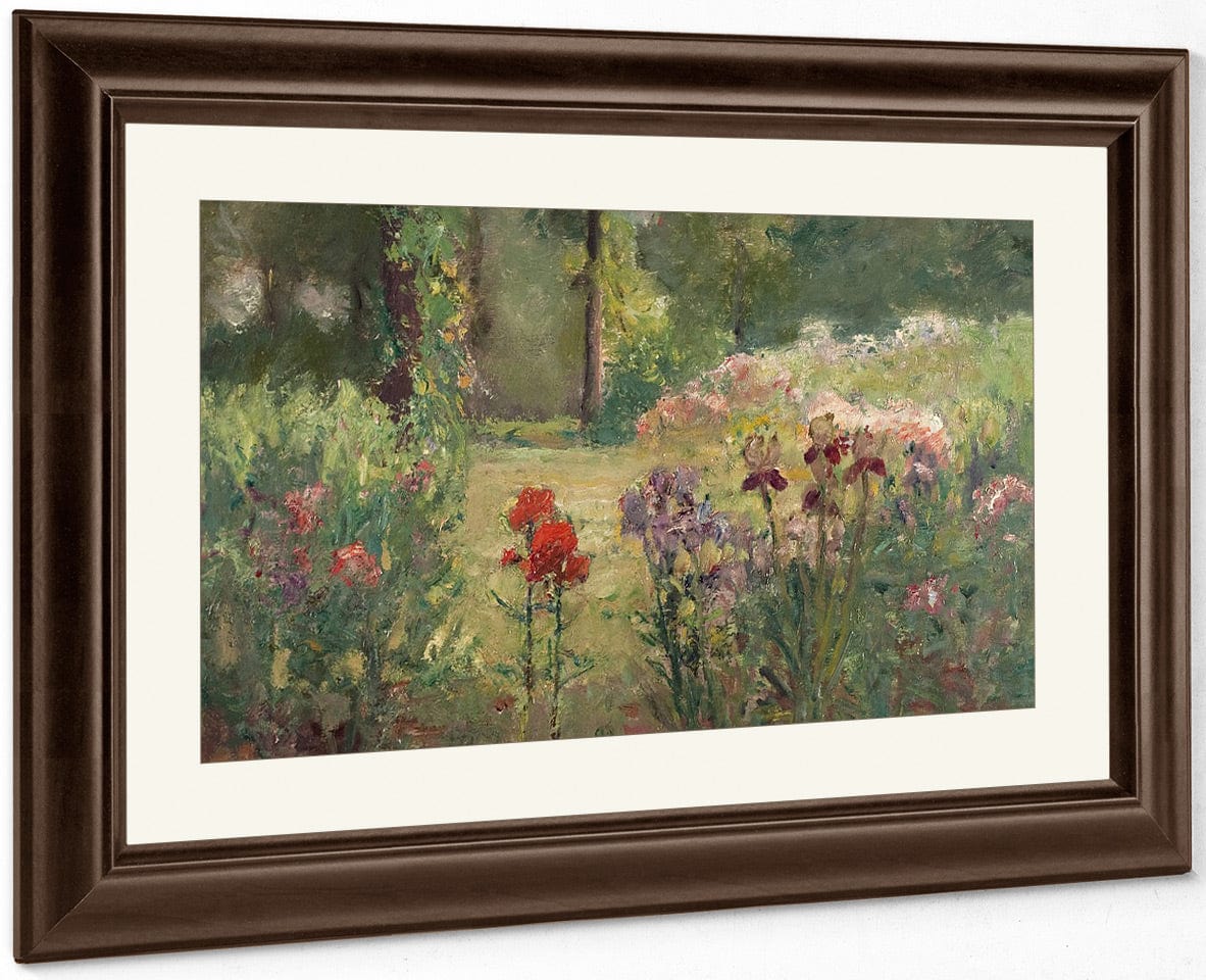 Iris & Trees (In The Flower Garden) By Theodore Clement Steele - Image 3