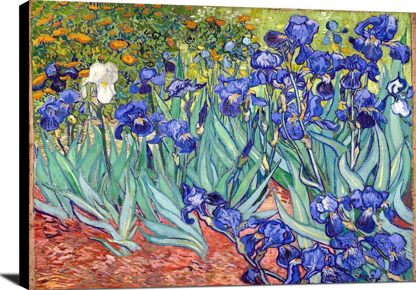 Irises Painting Vincent Van Gogh Canvas Art - Image 2