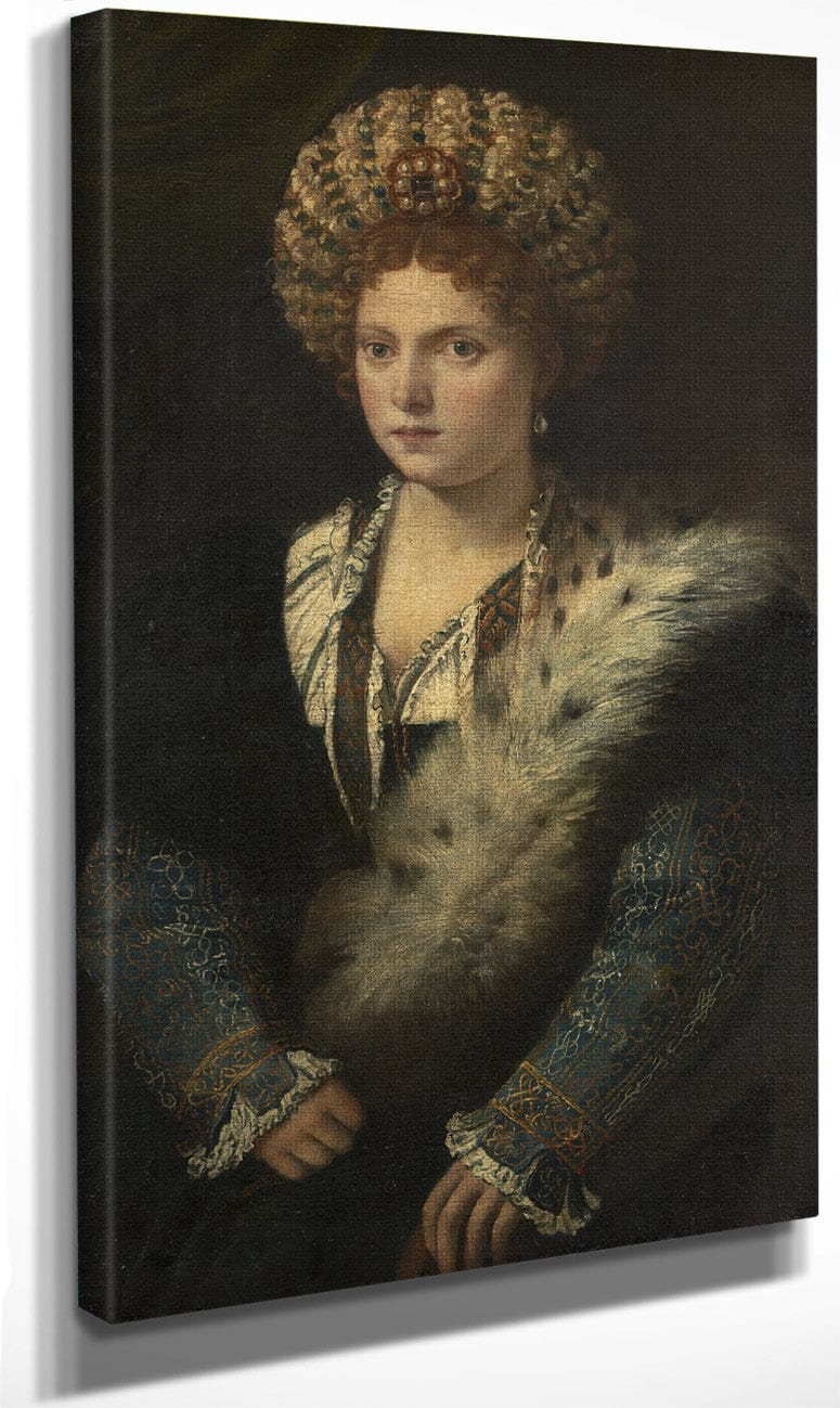 Isabella D’este Margravine Of Mantua By Titian