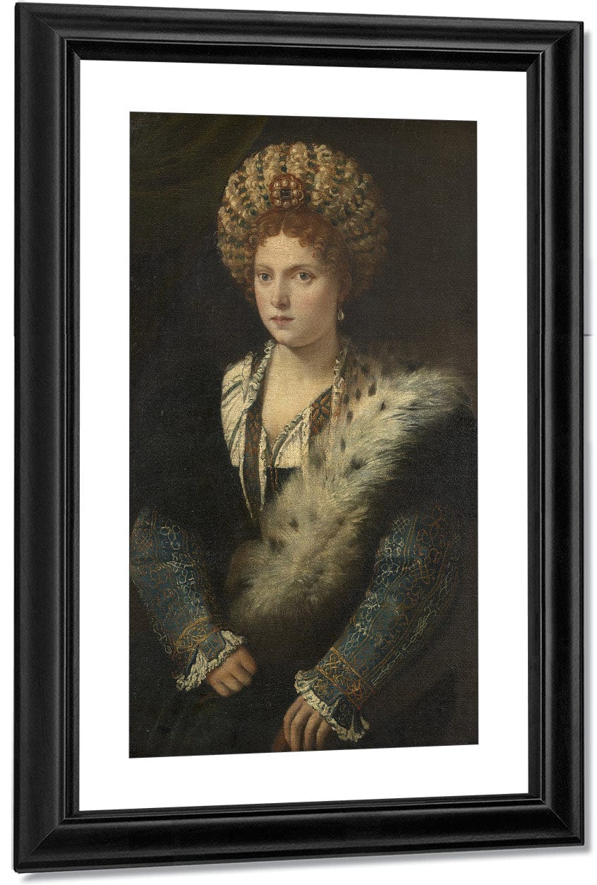 Isabella D’este Margravine Of Mantua By Titian - Image 2
