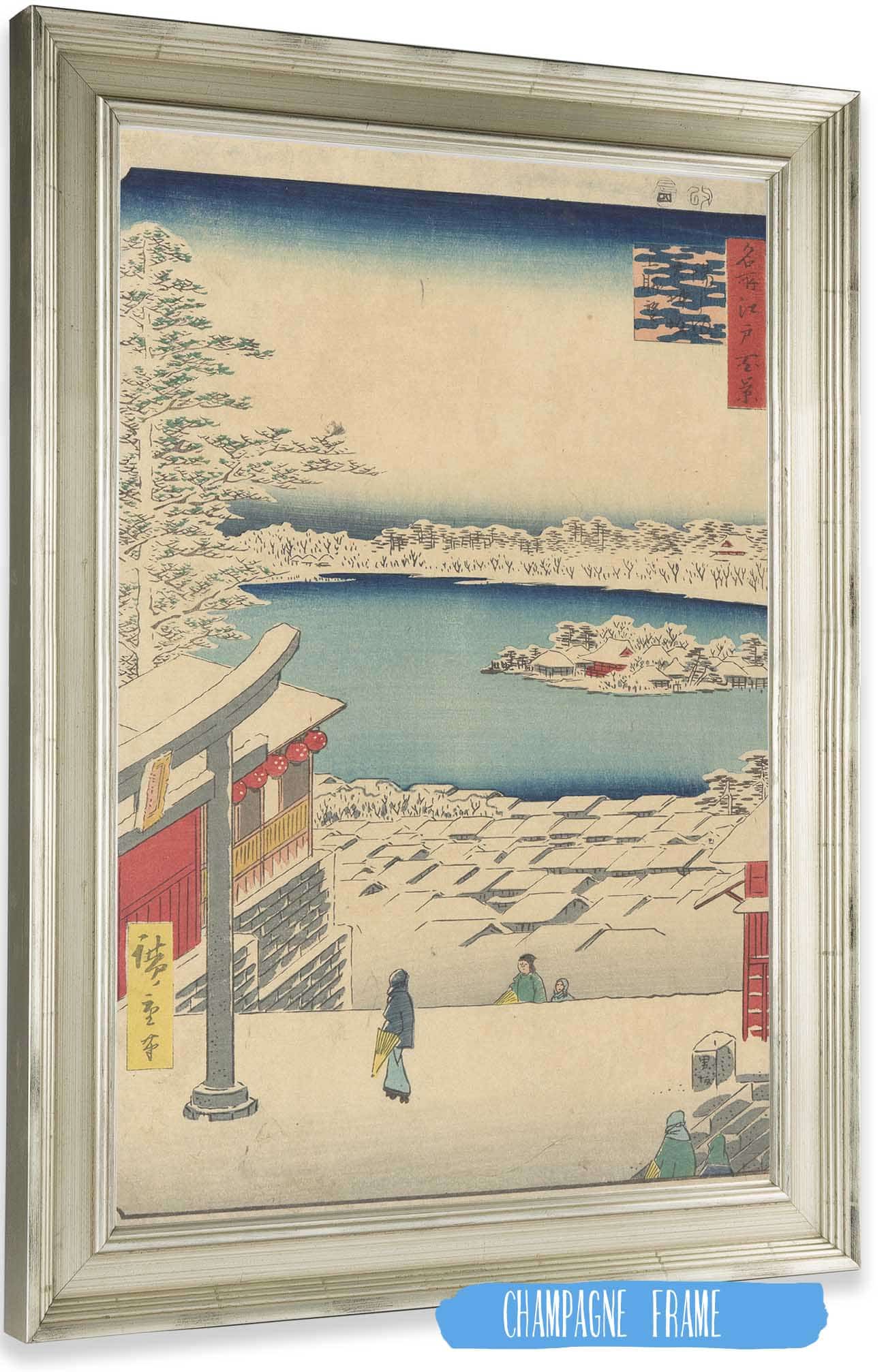 Islet In The Snow by Ando Hiroshige