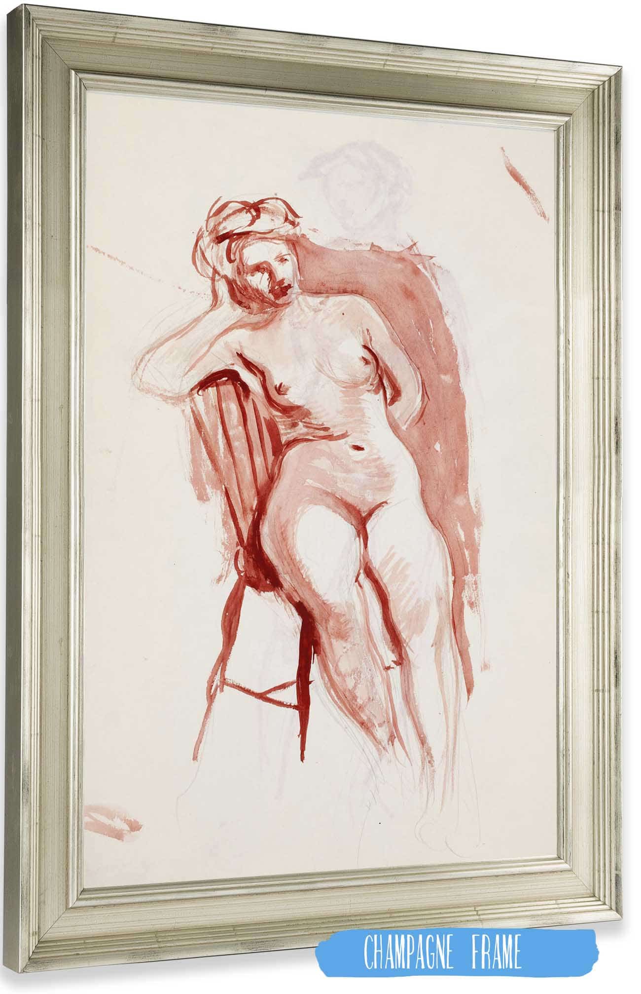 Istuva Alaston Malli  by Magnus Enckell - Image 2