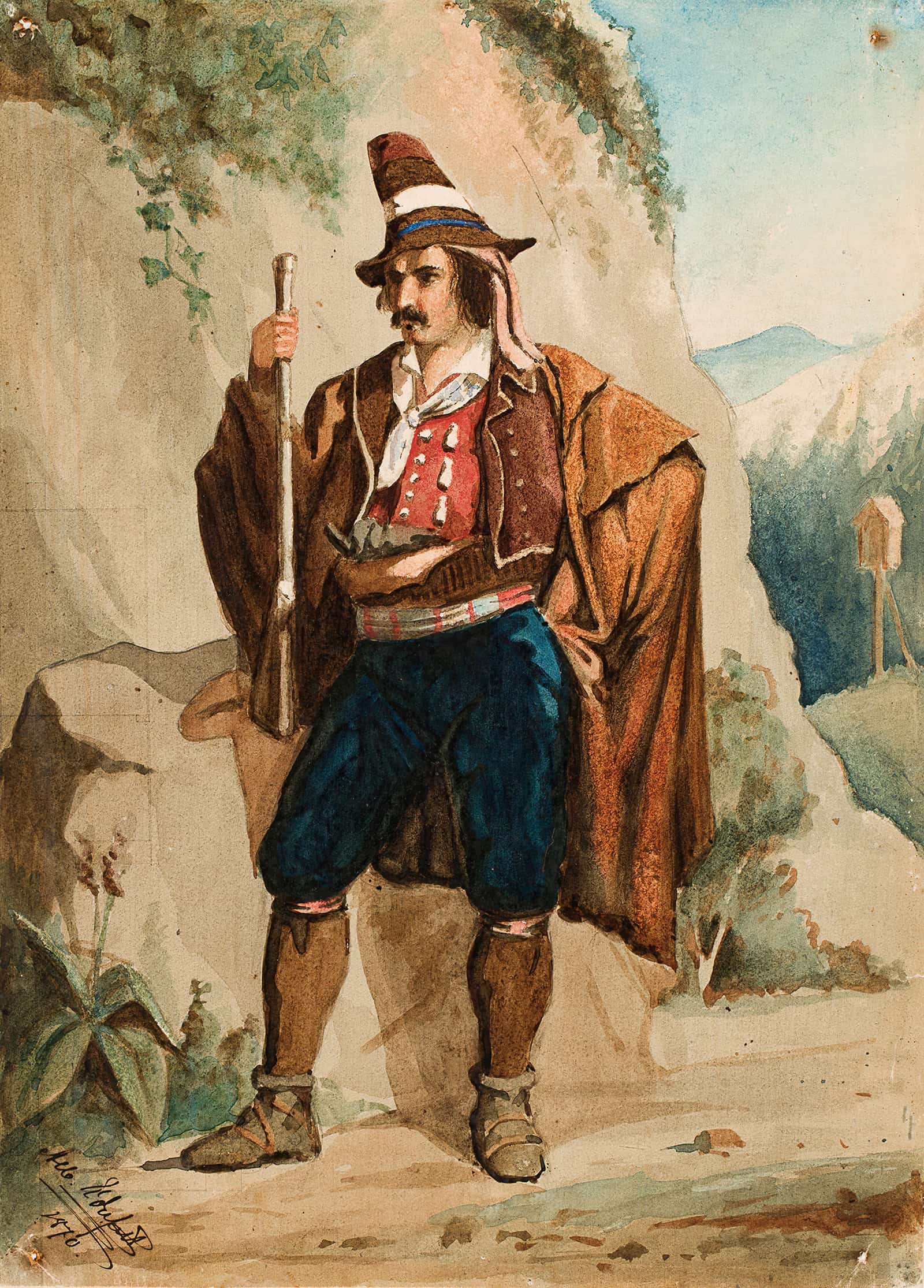 Italian Bandit by Albert Edelfelt