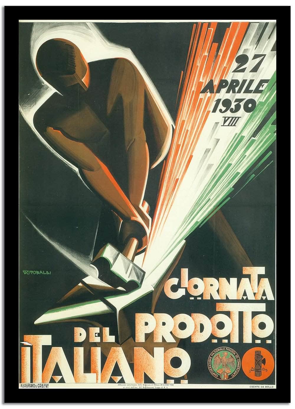Italian Vintage Poster - Image 2