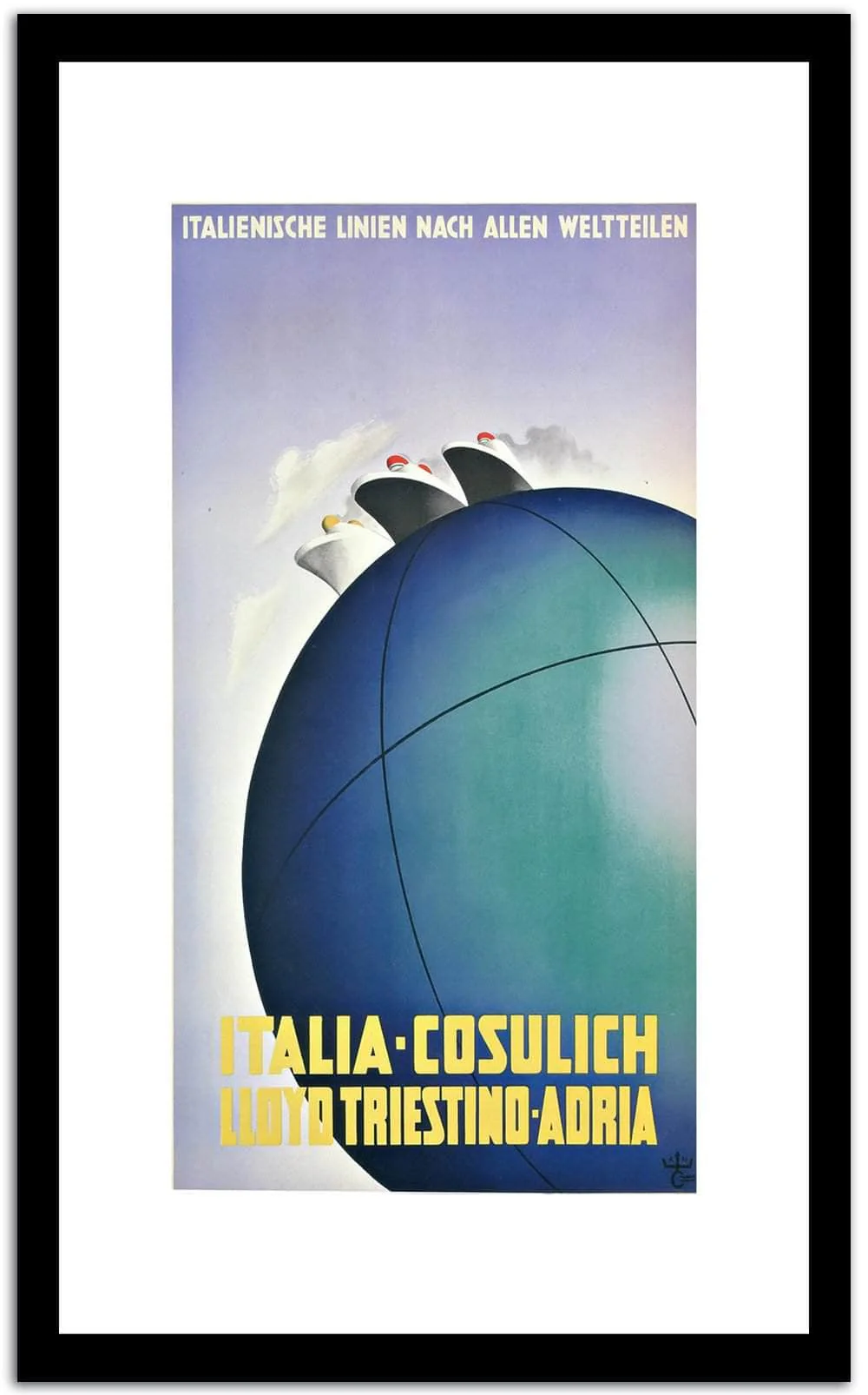 Italy Vintage Postera