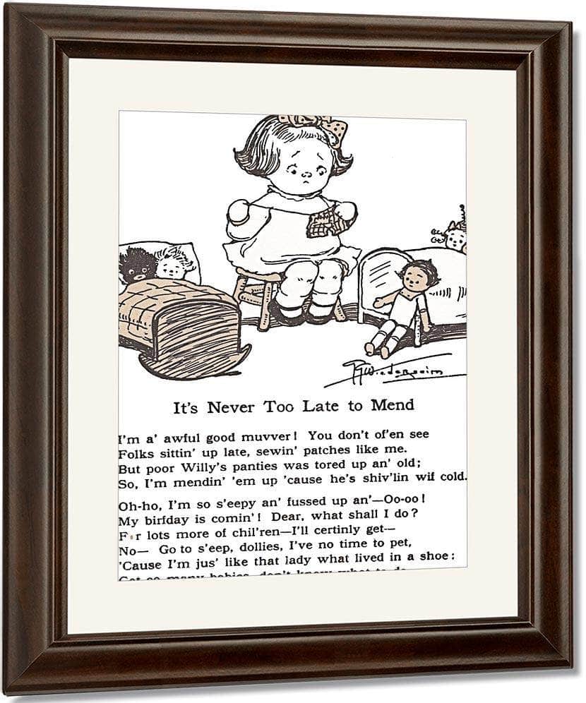 Its Never Too Late To Mend By Grace G Drayton - Image 4