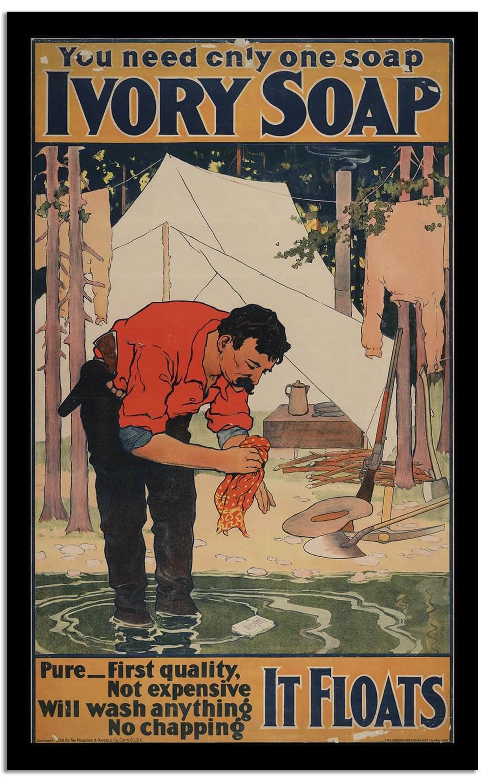 I Vory Soap Vintage Poster - Image 2