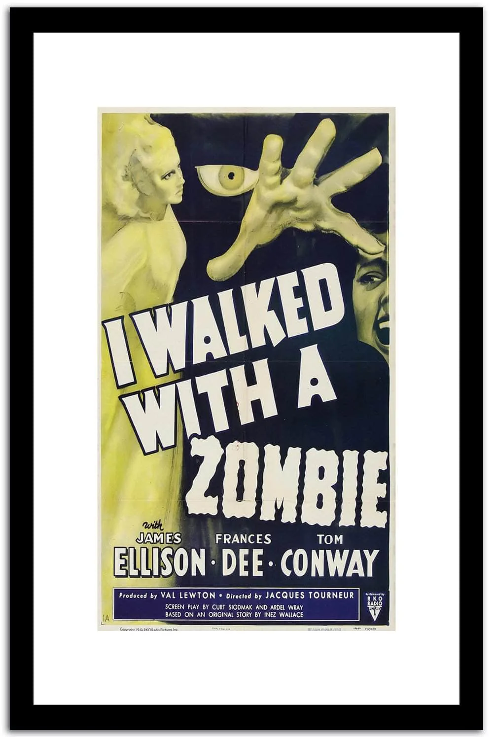I Wanted With A Zombies Vintage Poster