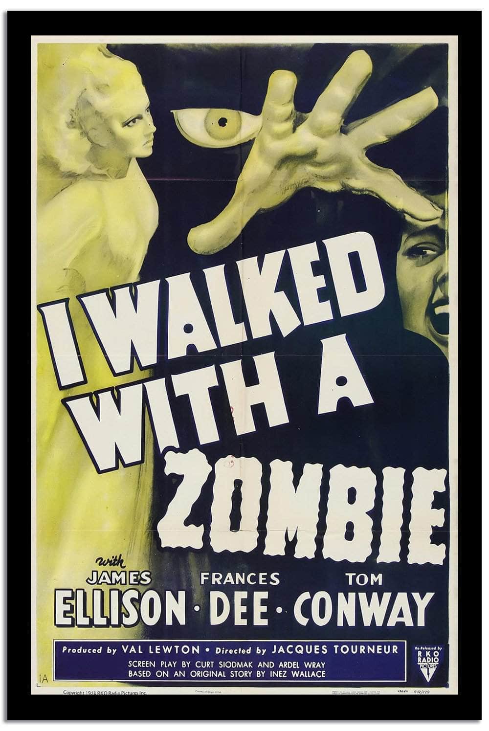 I Wanted With A Zombies Vintage Poster - Image 2