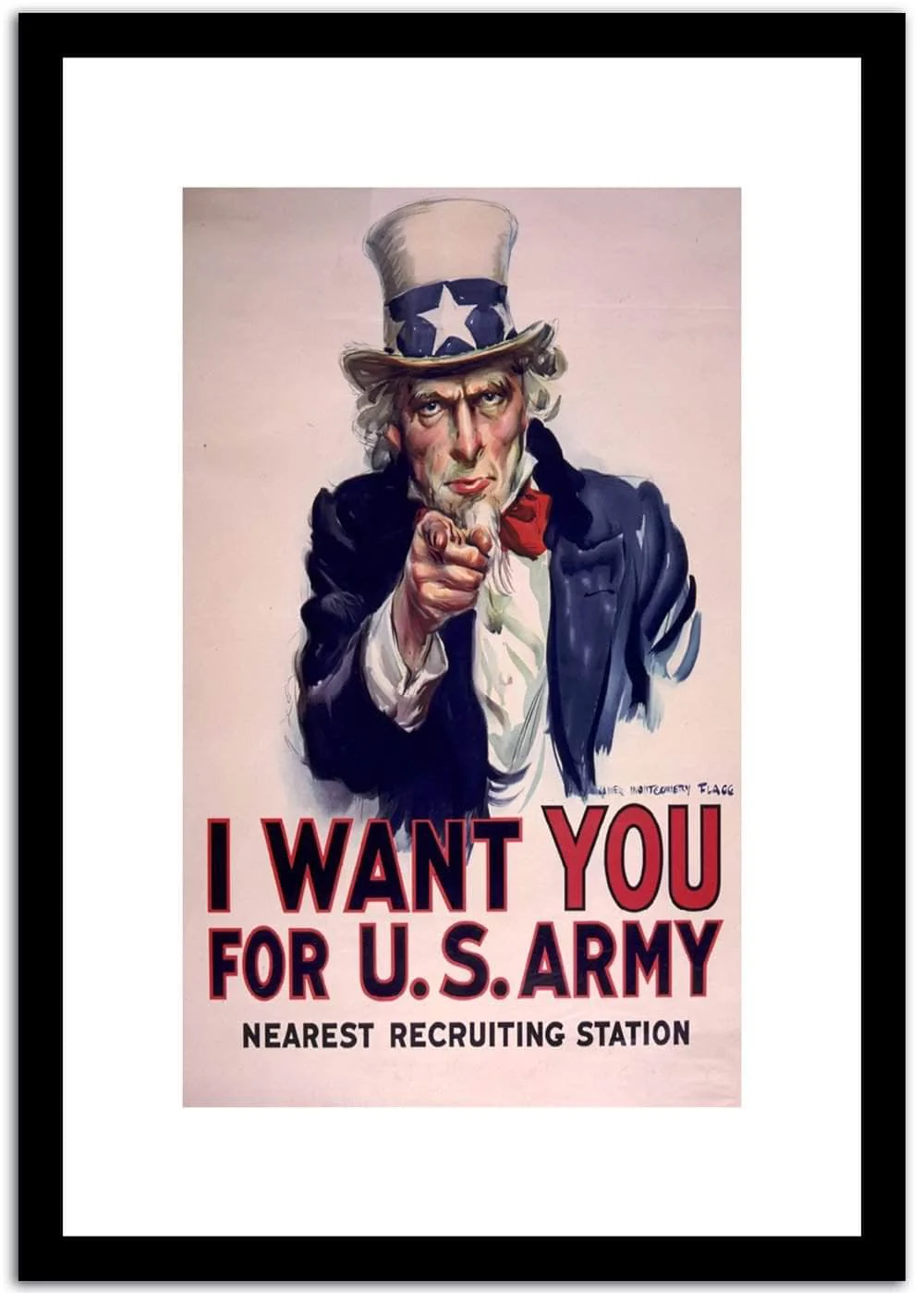 I Want You Vintage Poster