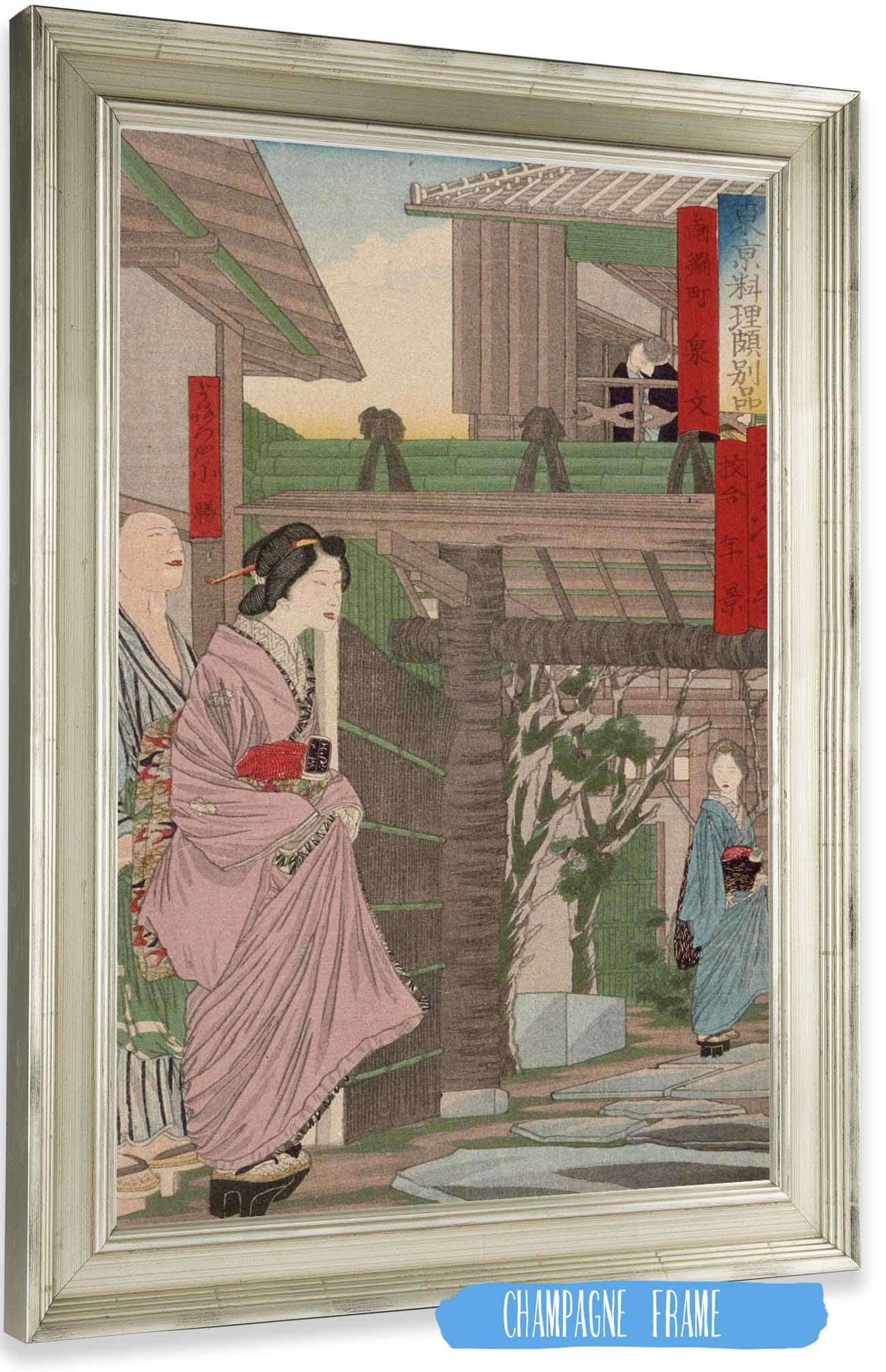 Izumibun Restaurant At Minami Nabecho by Tsukioka Yoshitoshi