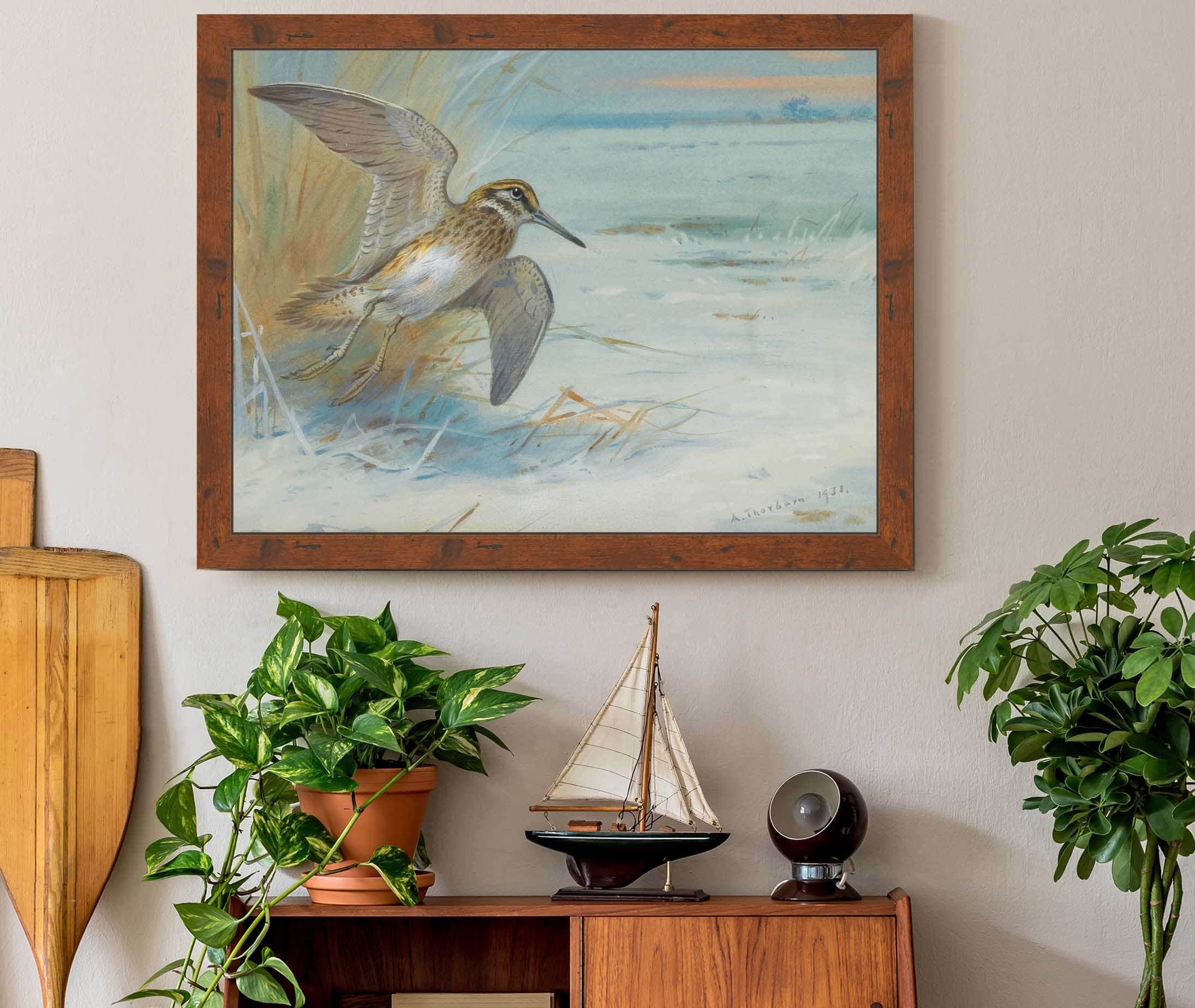 Jack Snipe Rising by Archibald Thorburn - Image 3
