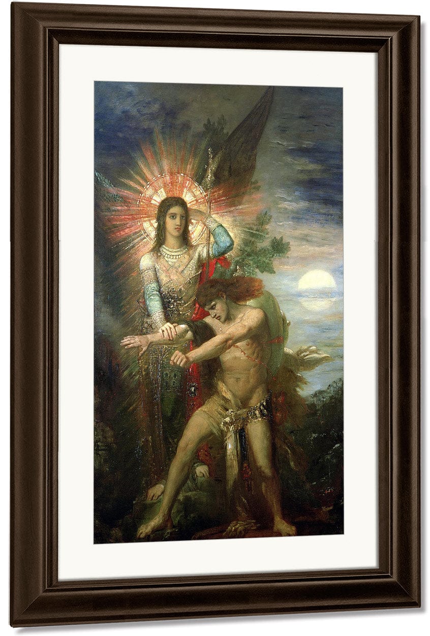 Jacob And The Angel 1878 By Gustave Moreau - Image 4