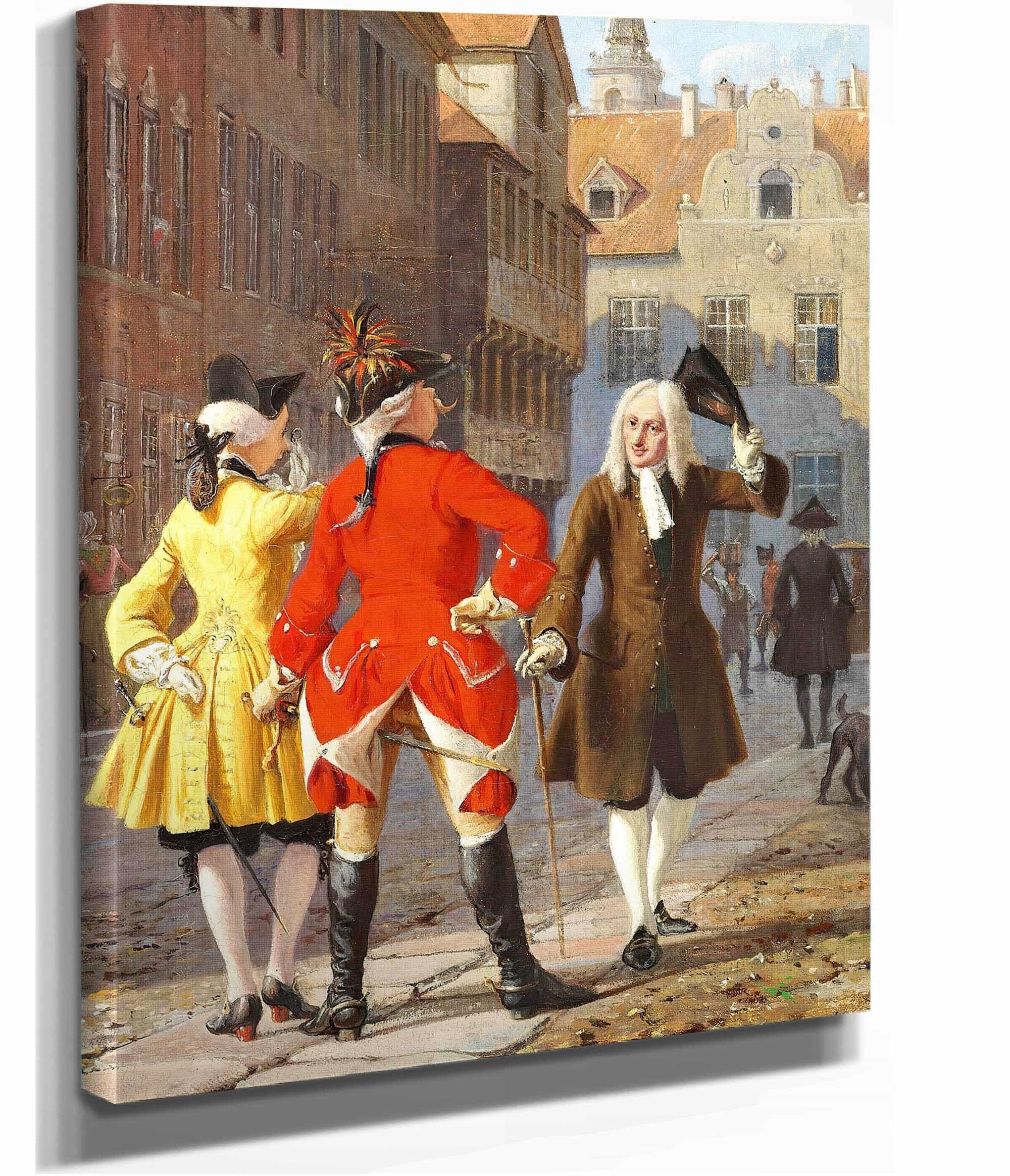 Jacob V Thybo Og Jean De France by Wilhelm Marstrand - Image 2