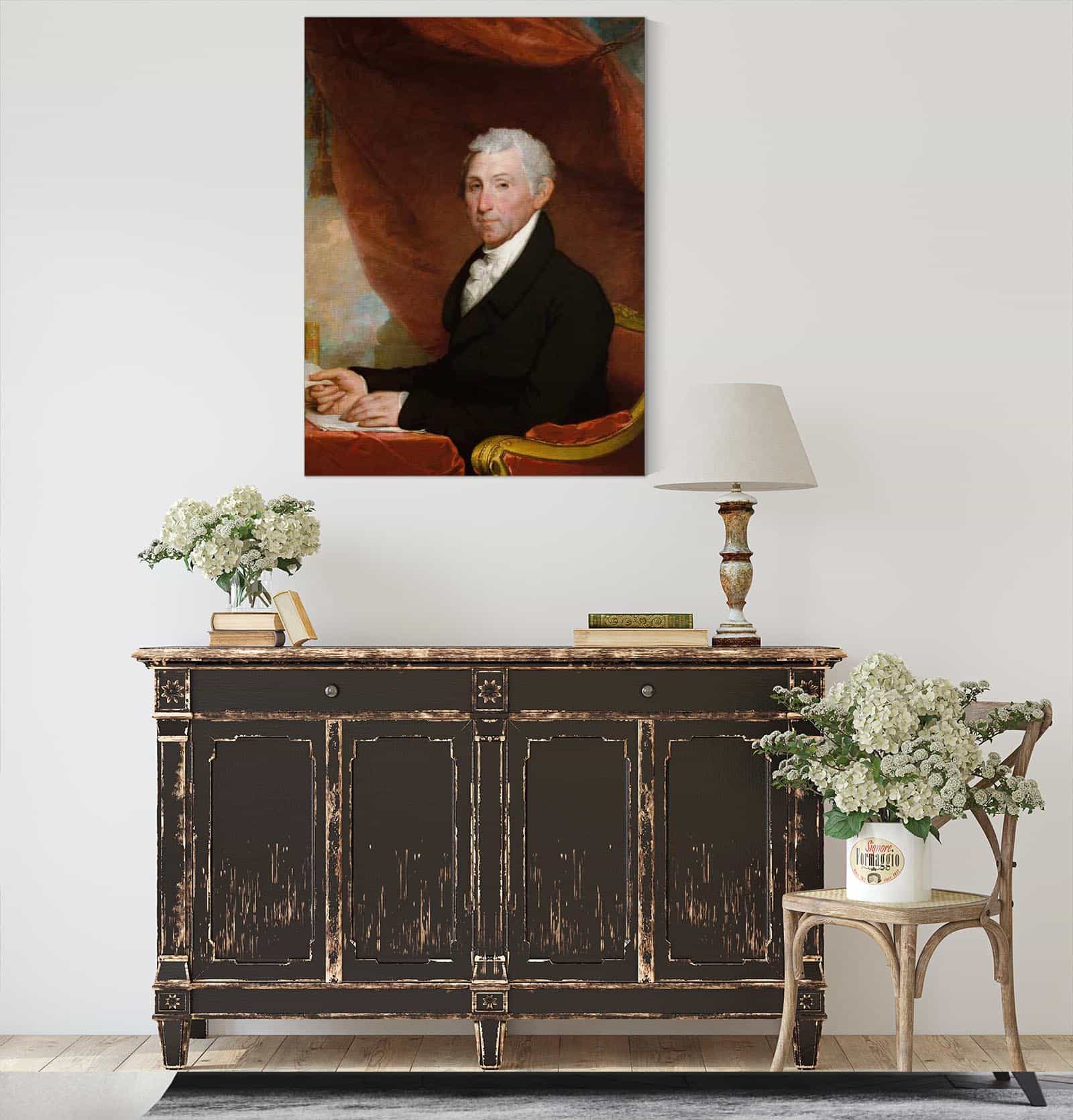 James Monroe by Gilbert Stuart - Image 4