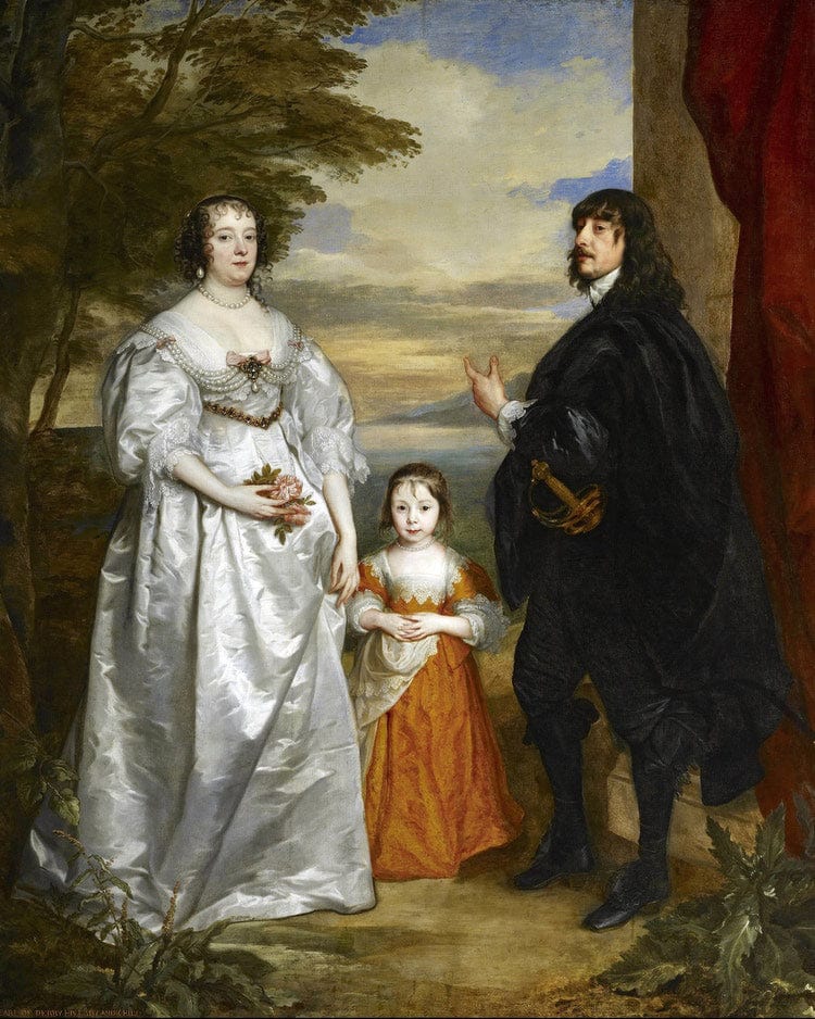 James Seventh Earl Of Derby His Lady And Child By Anthony Van Dyck - Image 6