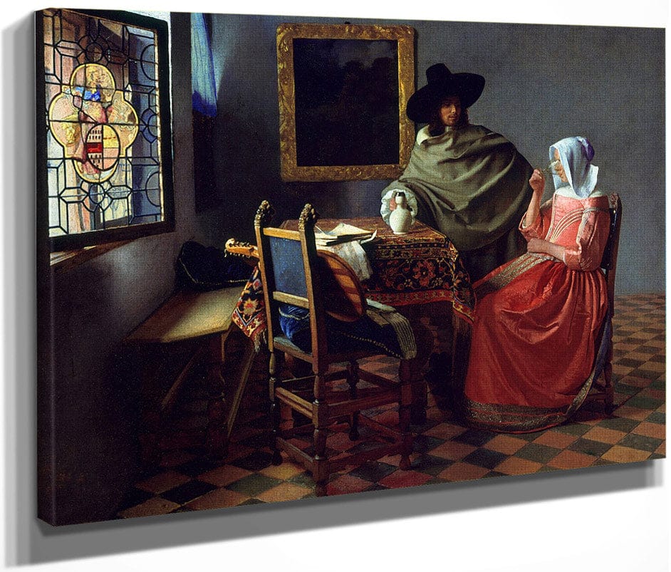Jan Vermeer Van Delft The Glass Of Wine Upload Tmp By Johannes Vermeer