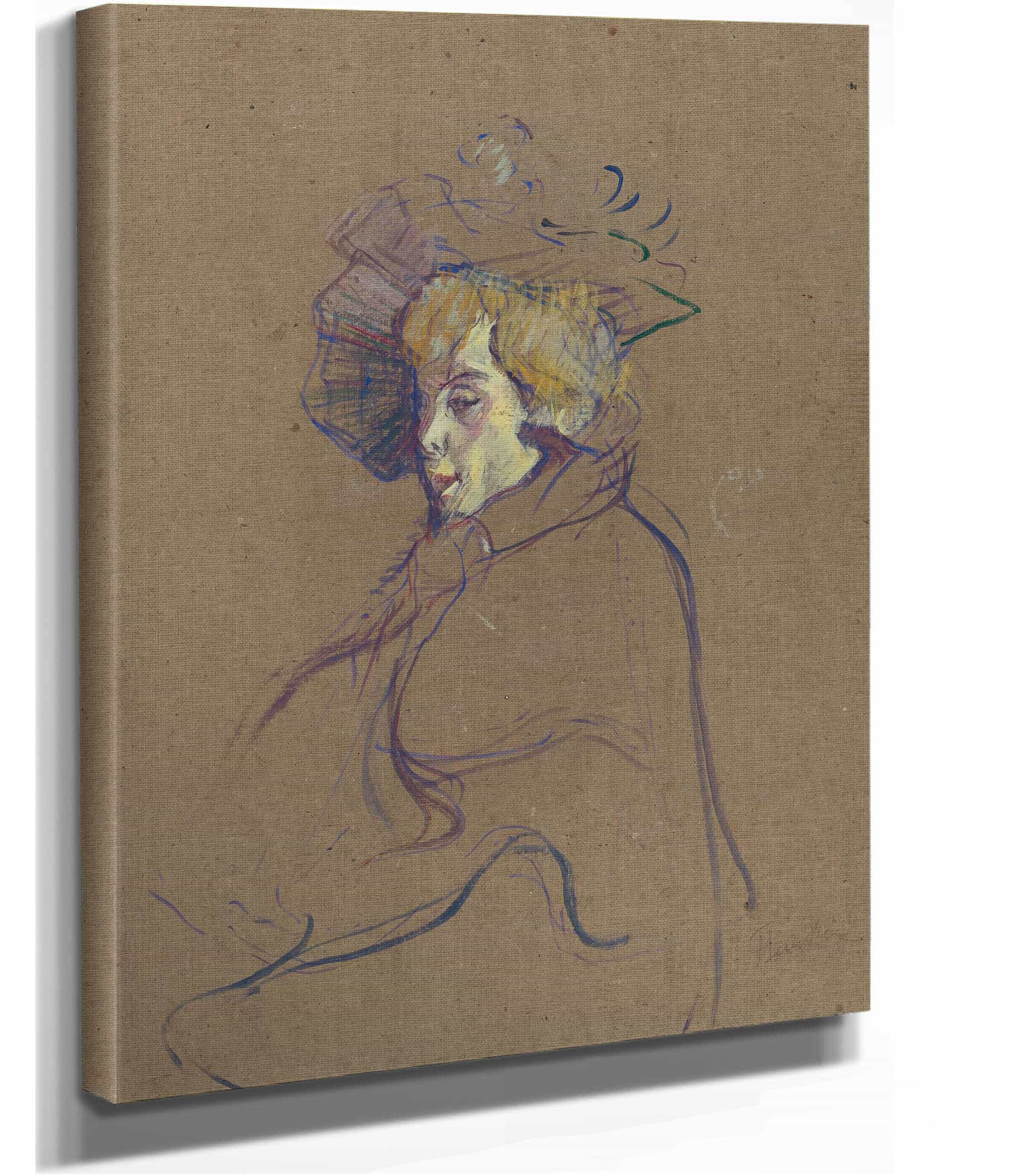 Jane Avril by Henri De Toulouse Lautrec - Image 2