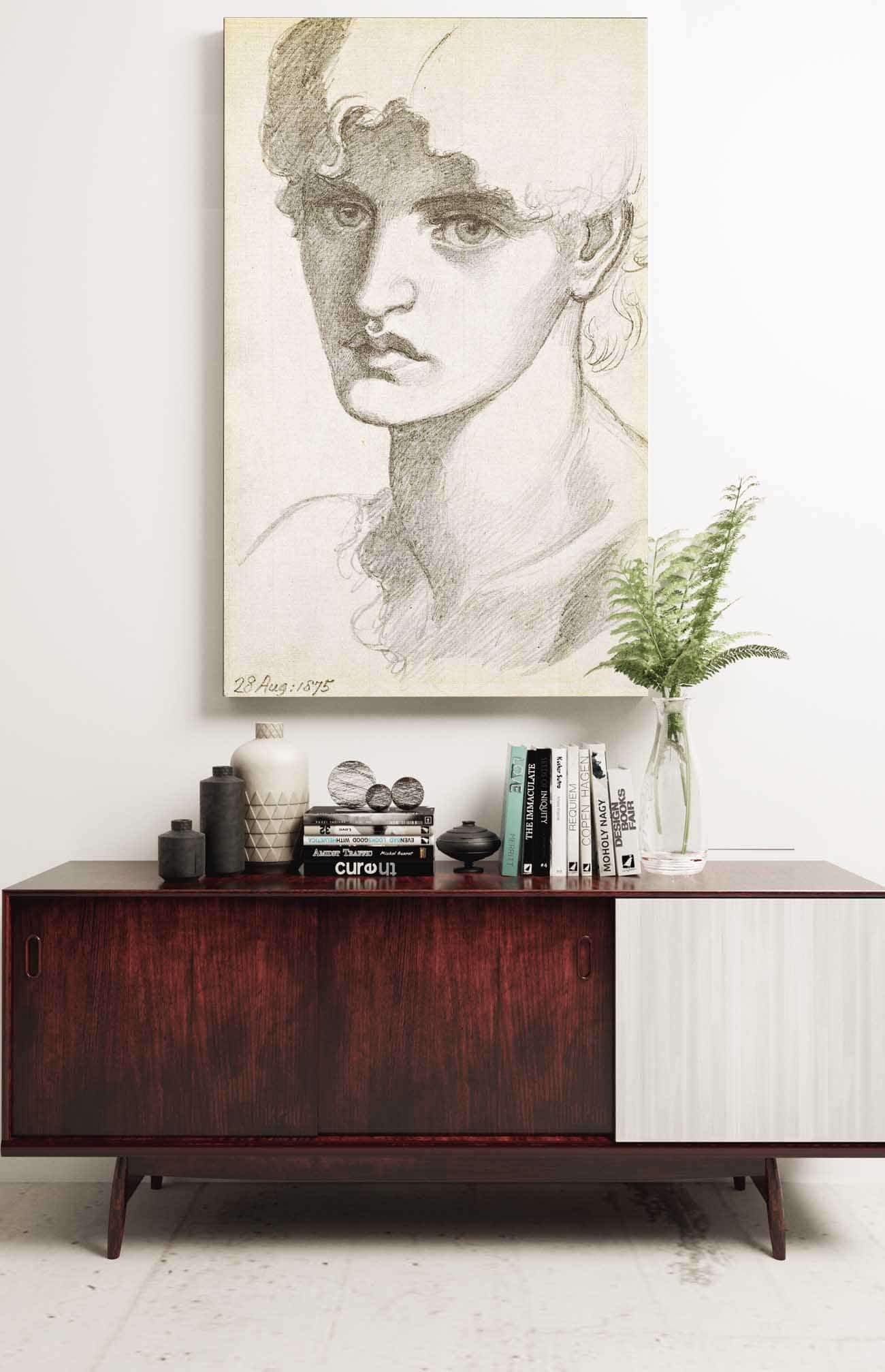 Jane Morris by Dante Gabriel Rossetti - Image 2