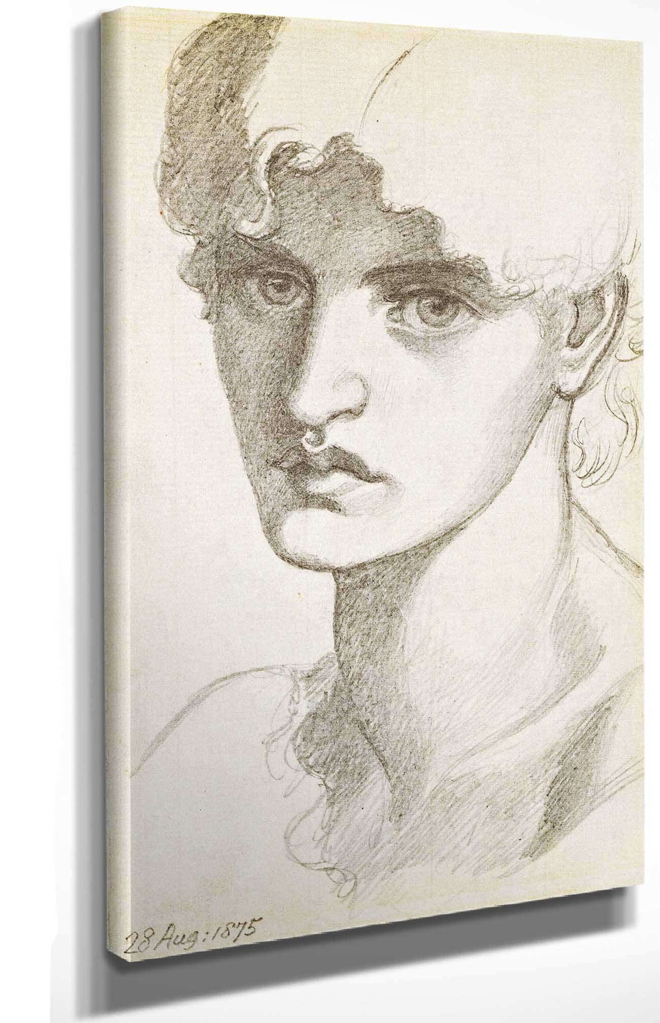 Jane Morris by Dante Gabriel Rossetti - Image 4