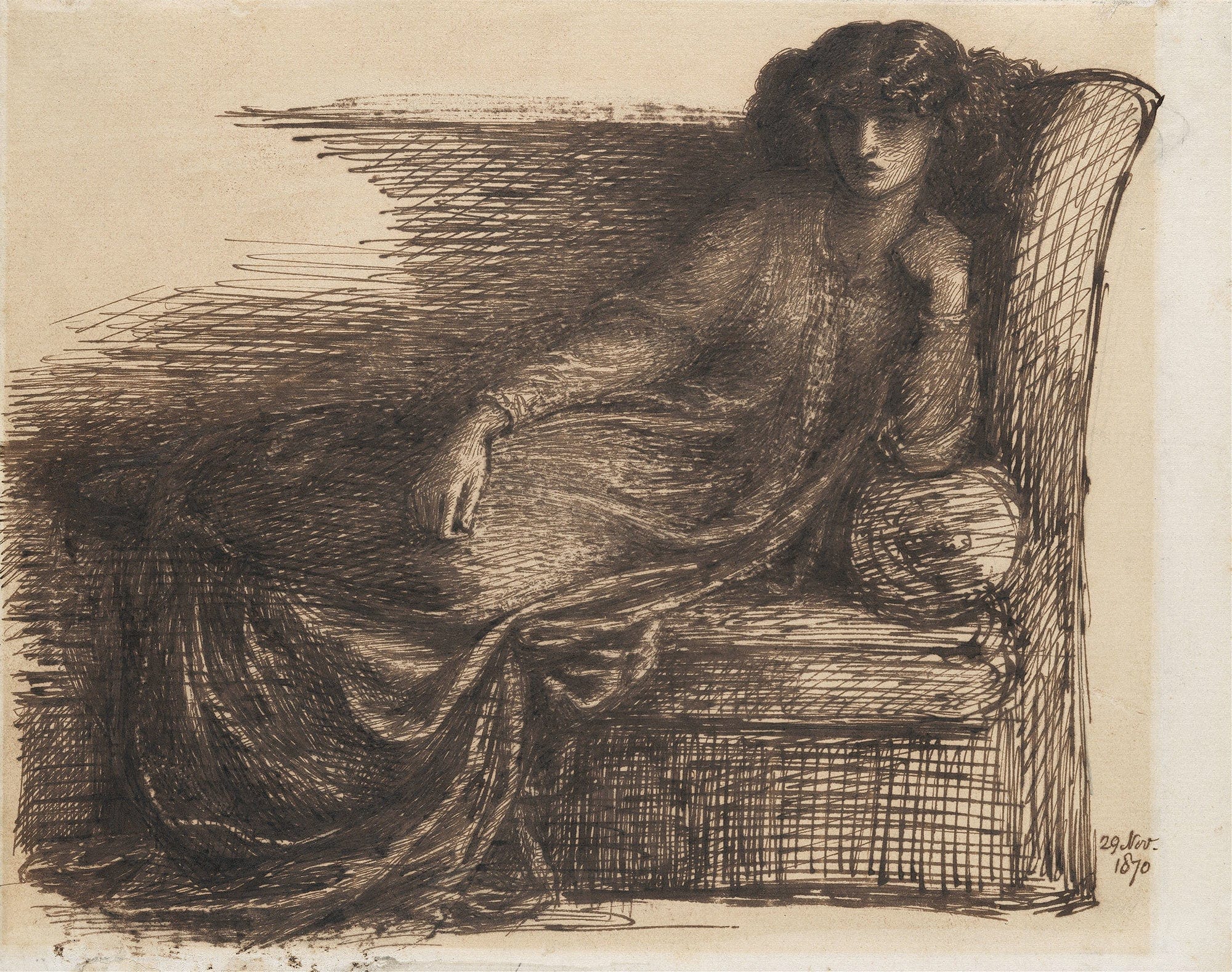 Jane Morris by Dante Gabriel Rossetti - Image 6