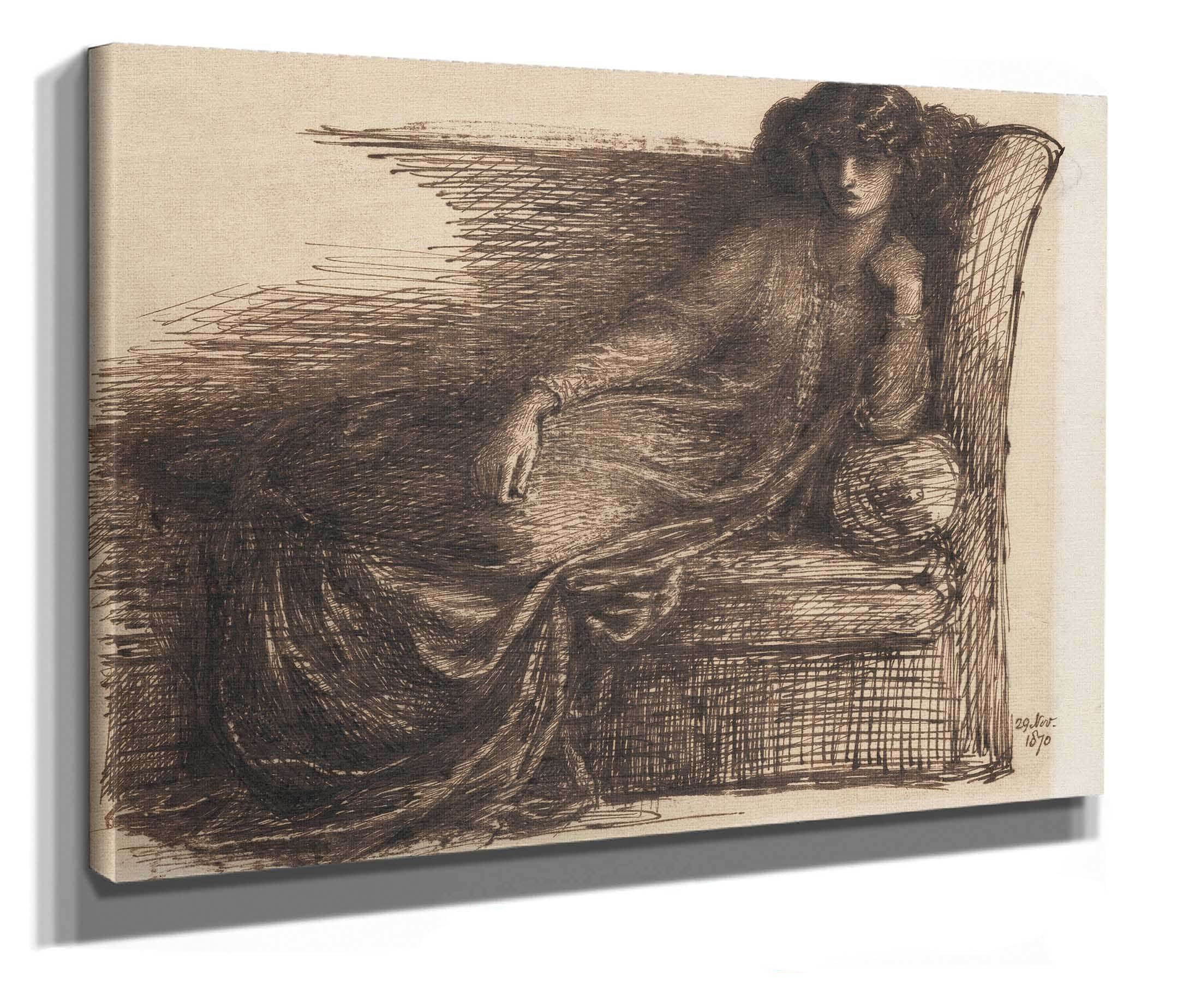 Jane Morris by Dante Gabriel Rossetti - Image 7