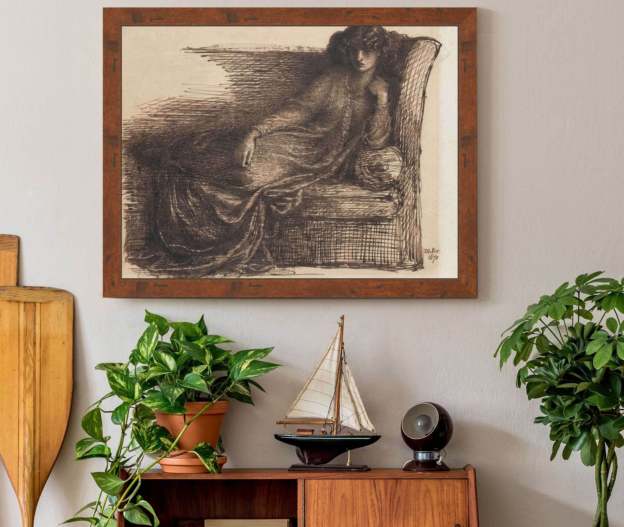 Jane Morris by Dante Gabriel Rossetti - Image 8