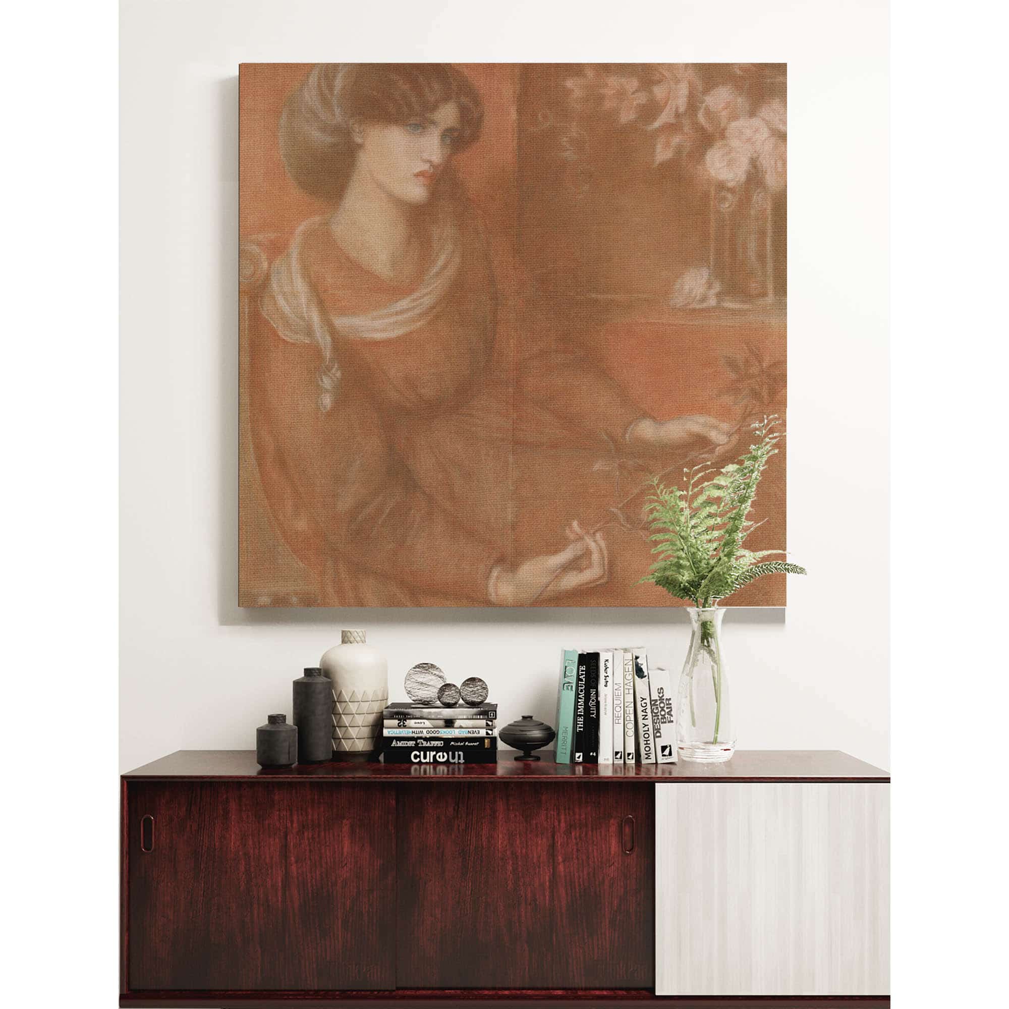 Jane Morris Study For Mariana by Dante Gabriel Rossetti - Image 4