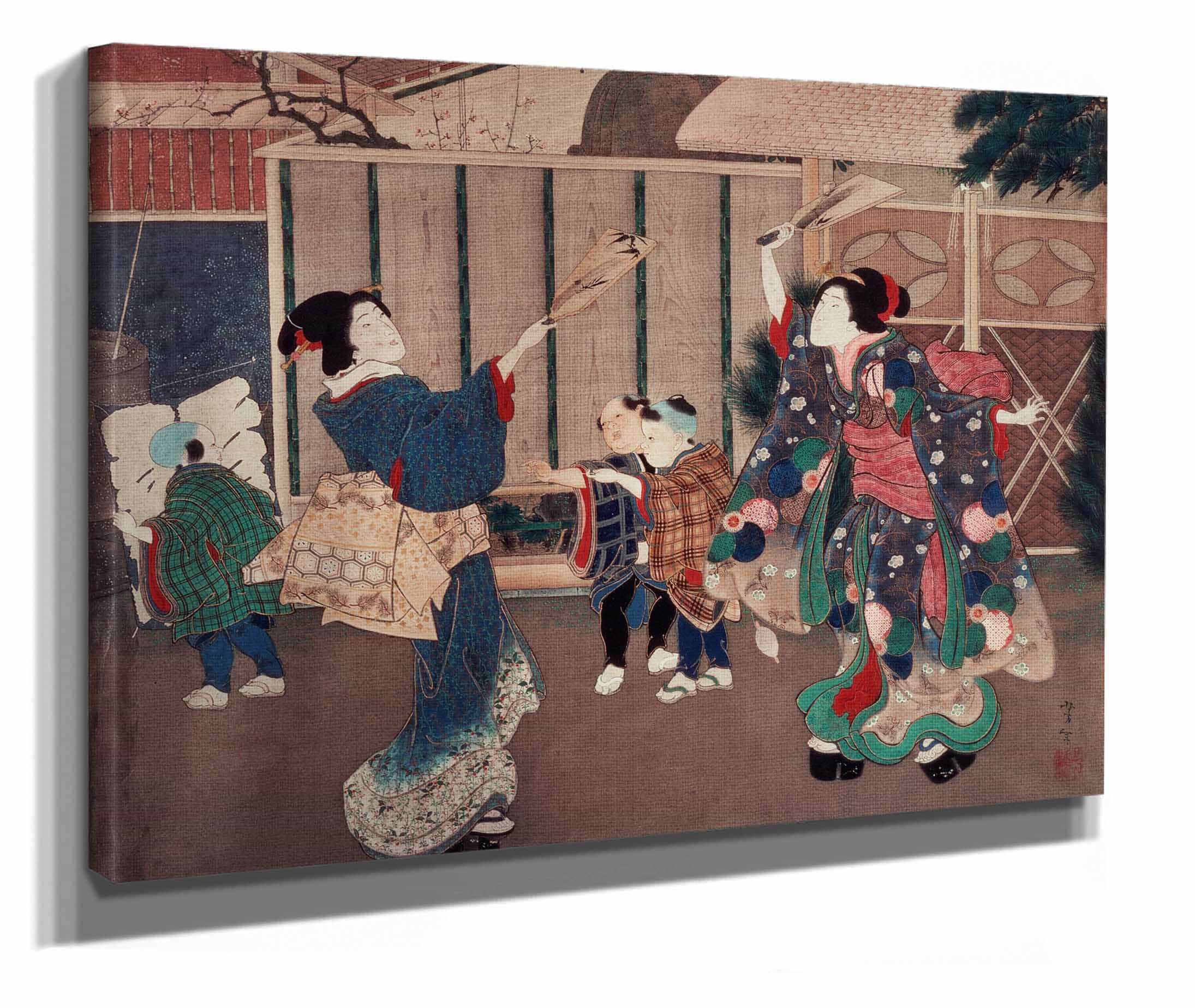 January Celebrating The New Year S by Tsukioka Yoshitoshi - Image 2