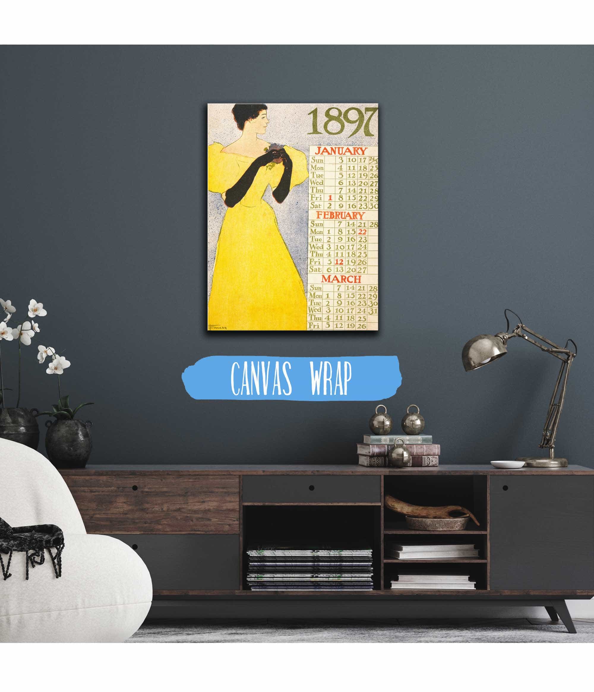 January February March by Edward Penfield - Image 3