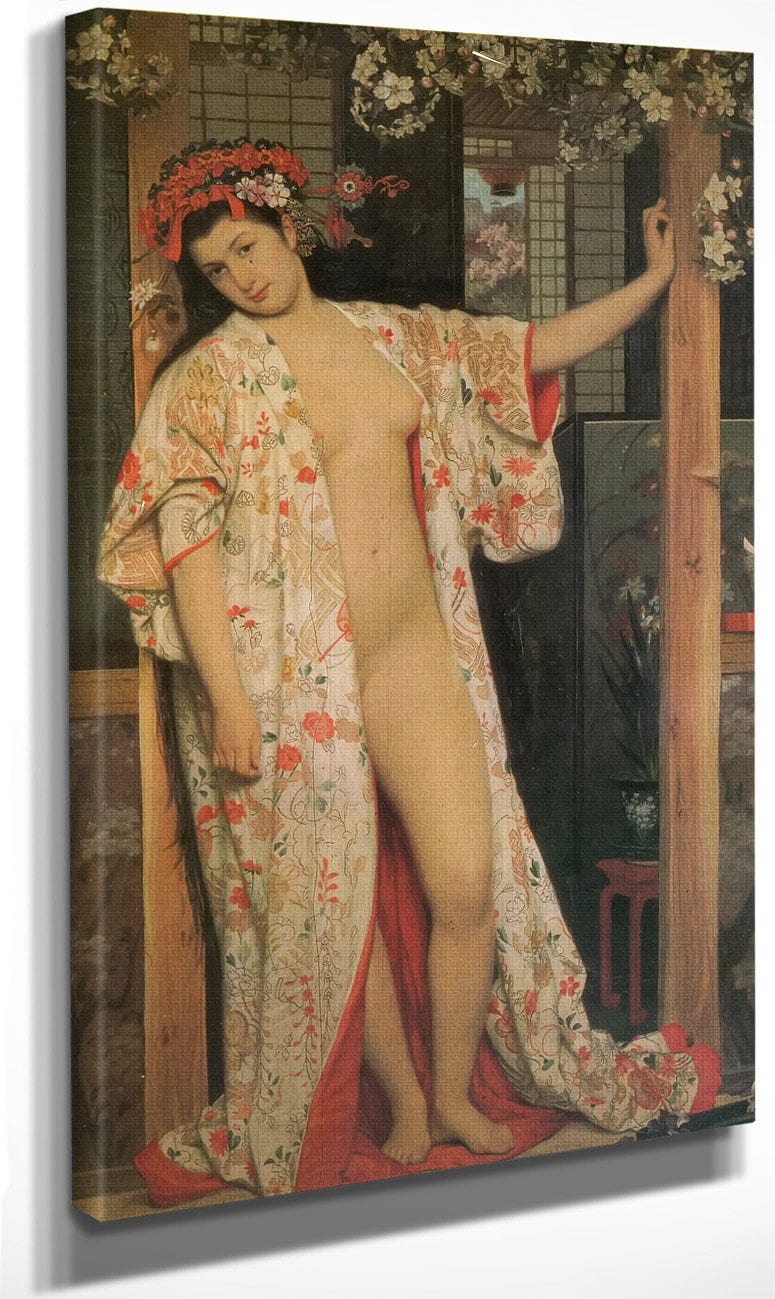 Japonaise Au Bain By James Tissot