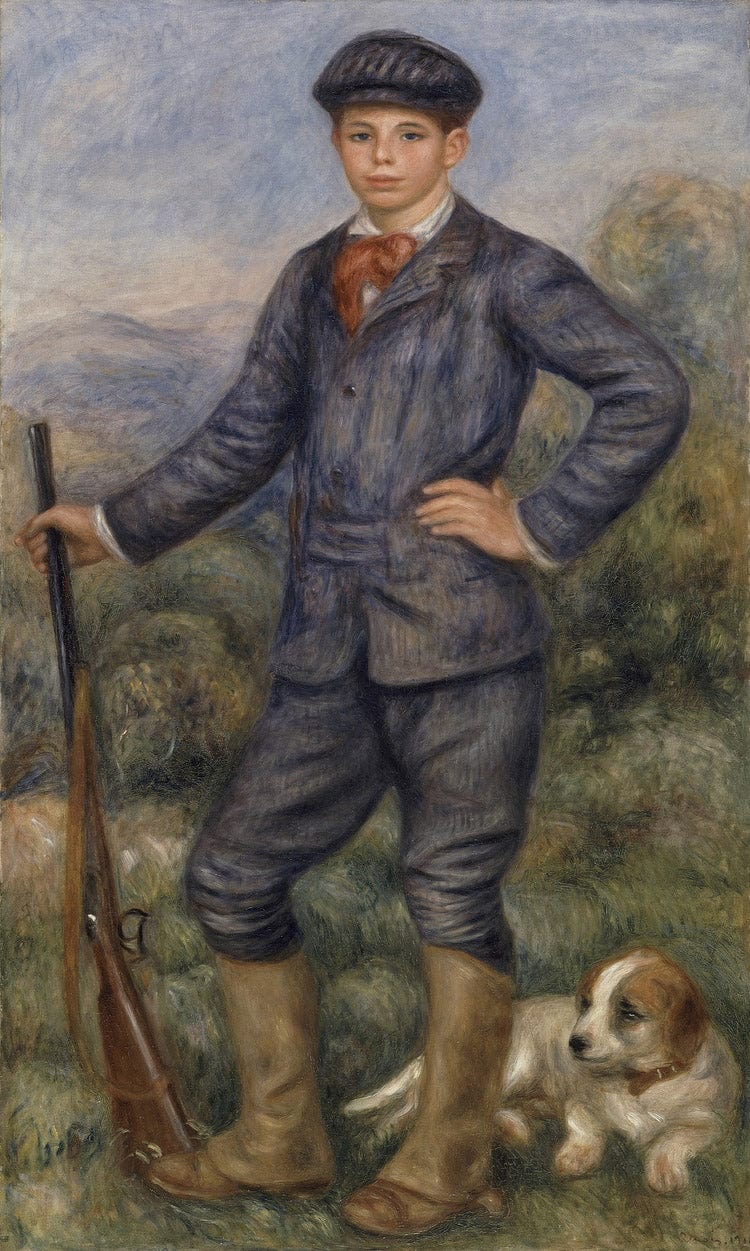 Jean As A Huntsman By Pierre Auguste Renoir - Image 6