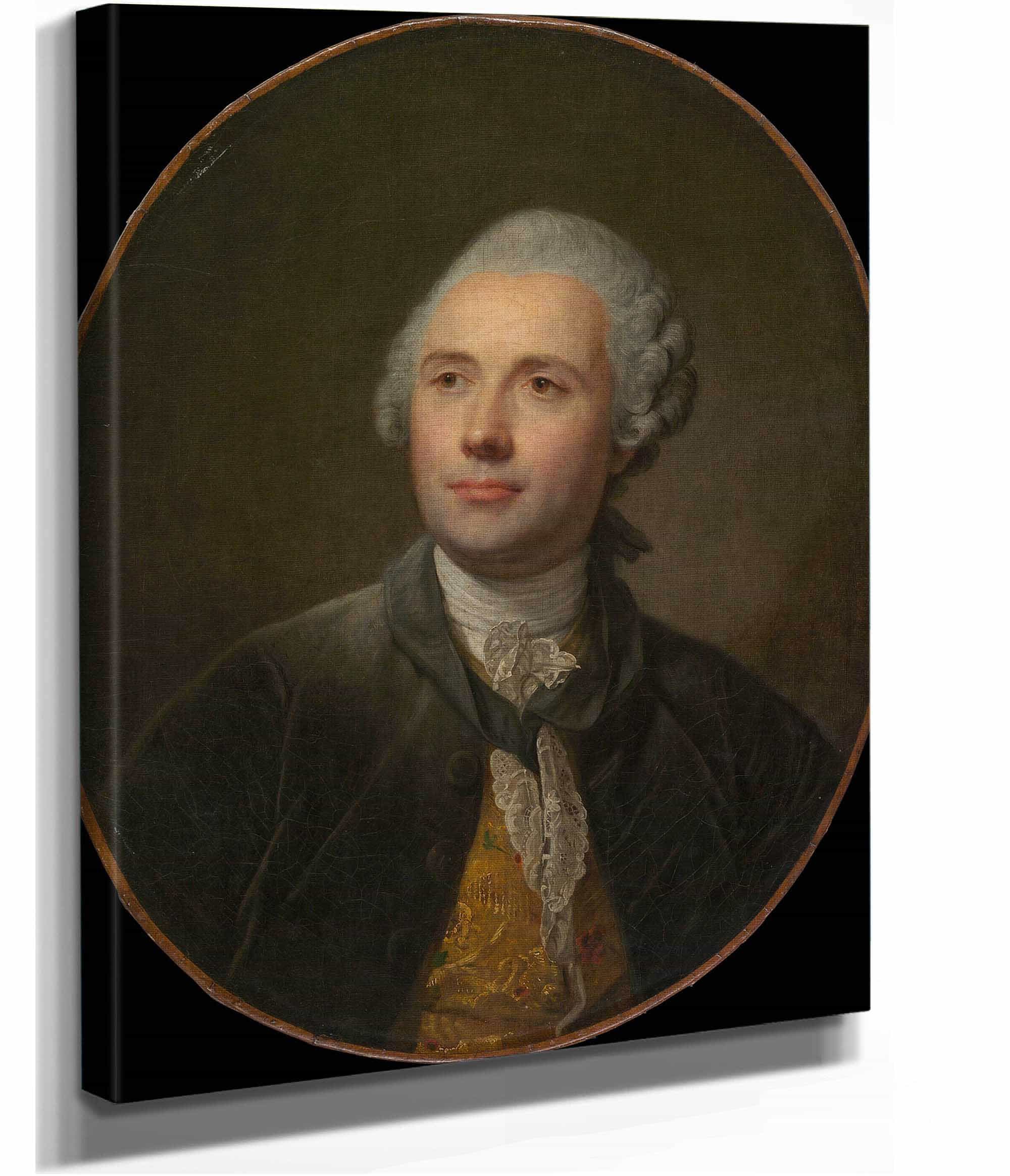 Jean Jacques Caffieri by Jean Baptiste Greuze