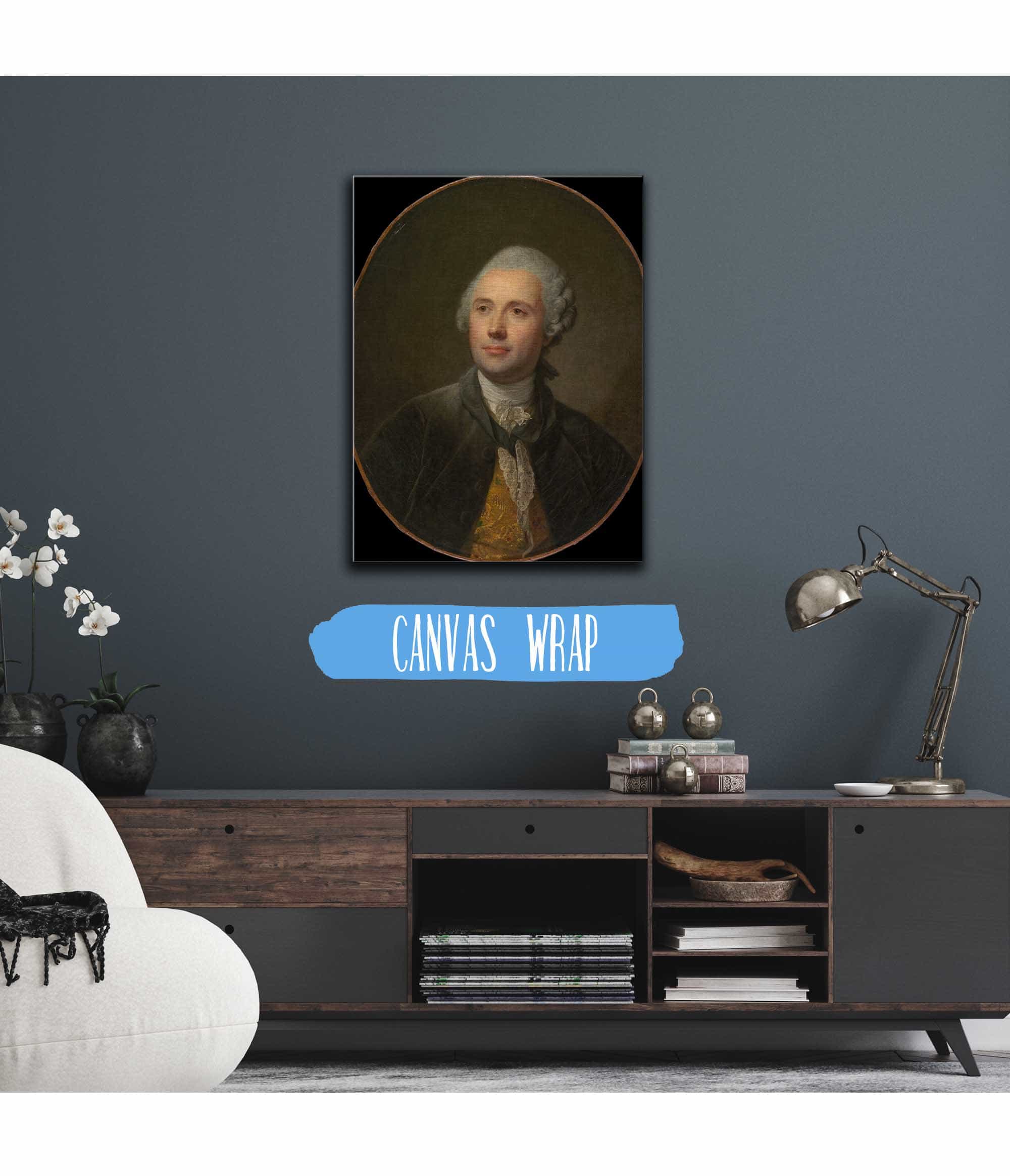 Jean Jacques Caffieri by Jean Baptiste Greuze - Image 3